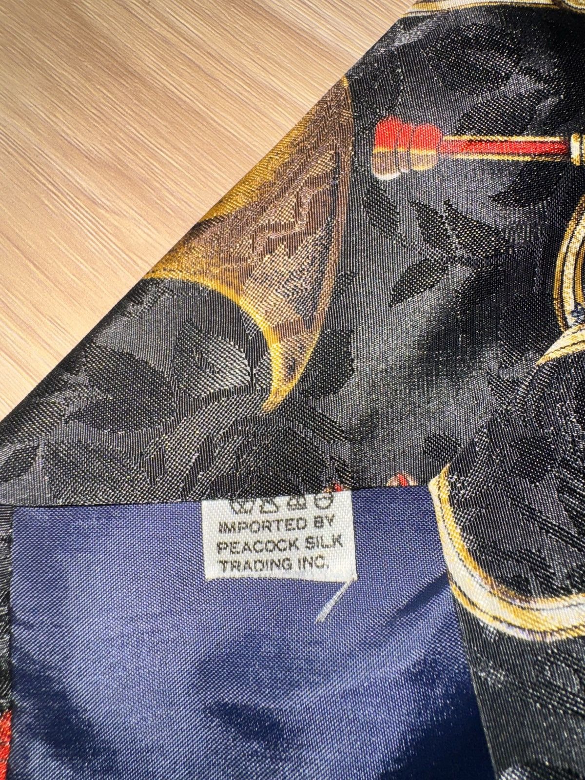 Other Vintage Silk Trumpet Tie | 90s Ambassador | Jazz / Music Size ONE SIZE - 3 Thumbnail