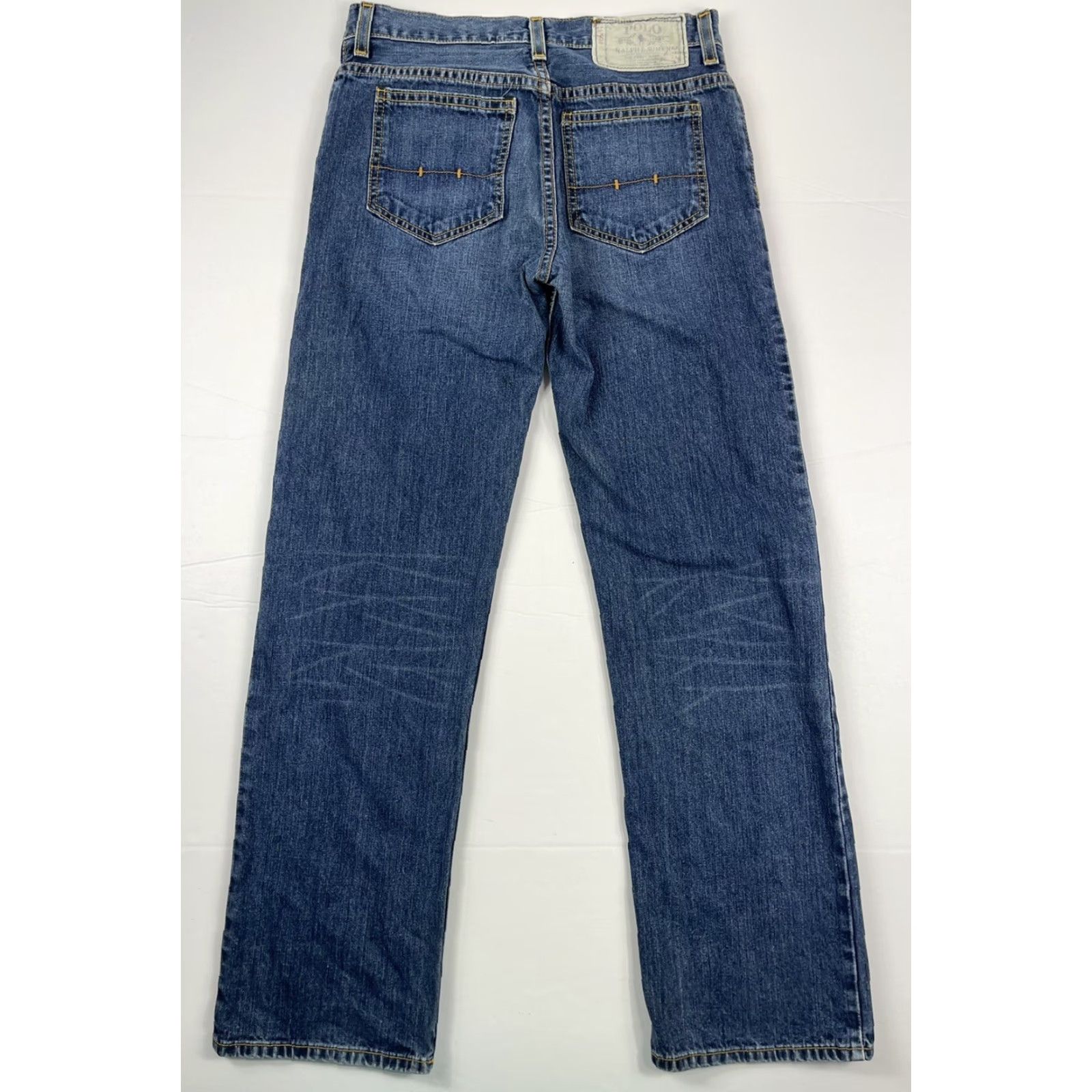 Polo Ralph Lauren Polo Ralph Lauren Womens Jeans Blue Straight Leg 16 Regular Light Wash Classic Size 38" / US 16 / IT 52 - 3 Thumbnail