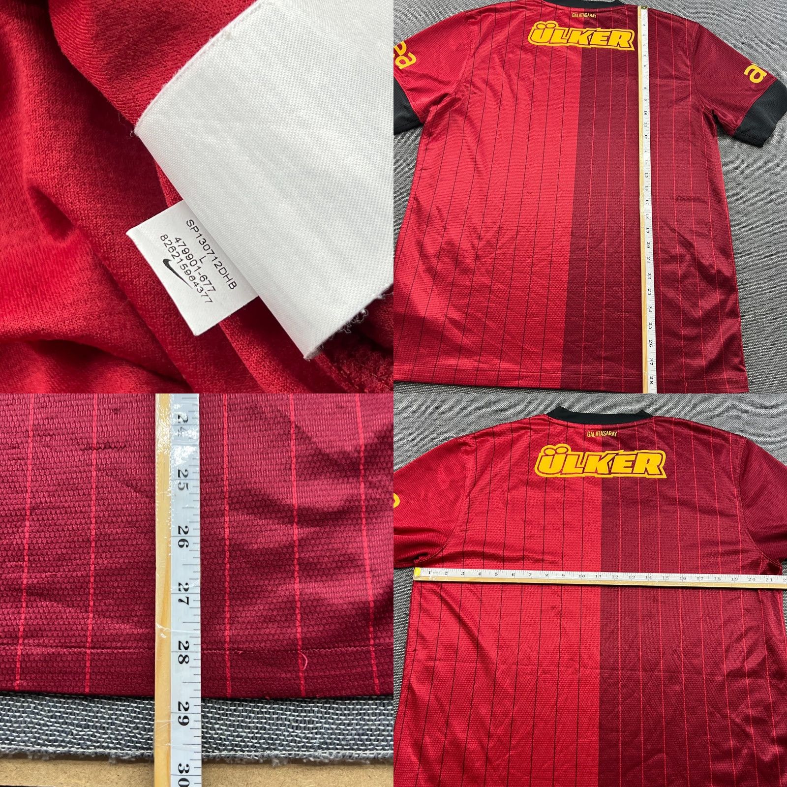 Nike Nike Galatasaray 2012 2013 Third Football Jersey Shirt L Red Nike Soccer Shirt Mens Size US L / EU 52-54 / 3 - 9 Thumbnail