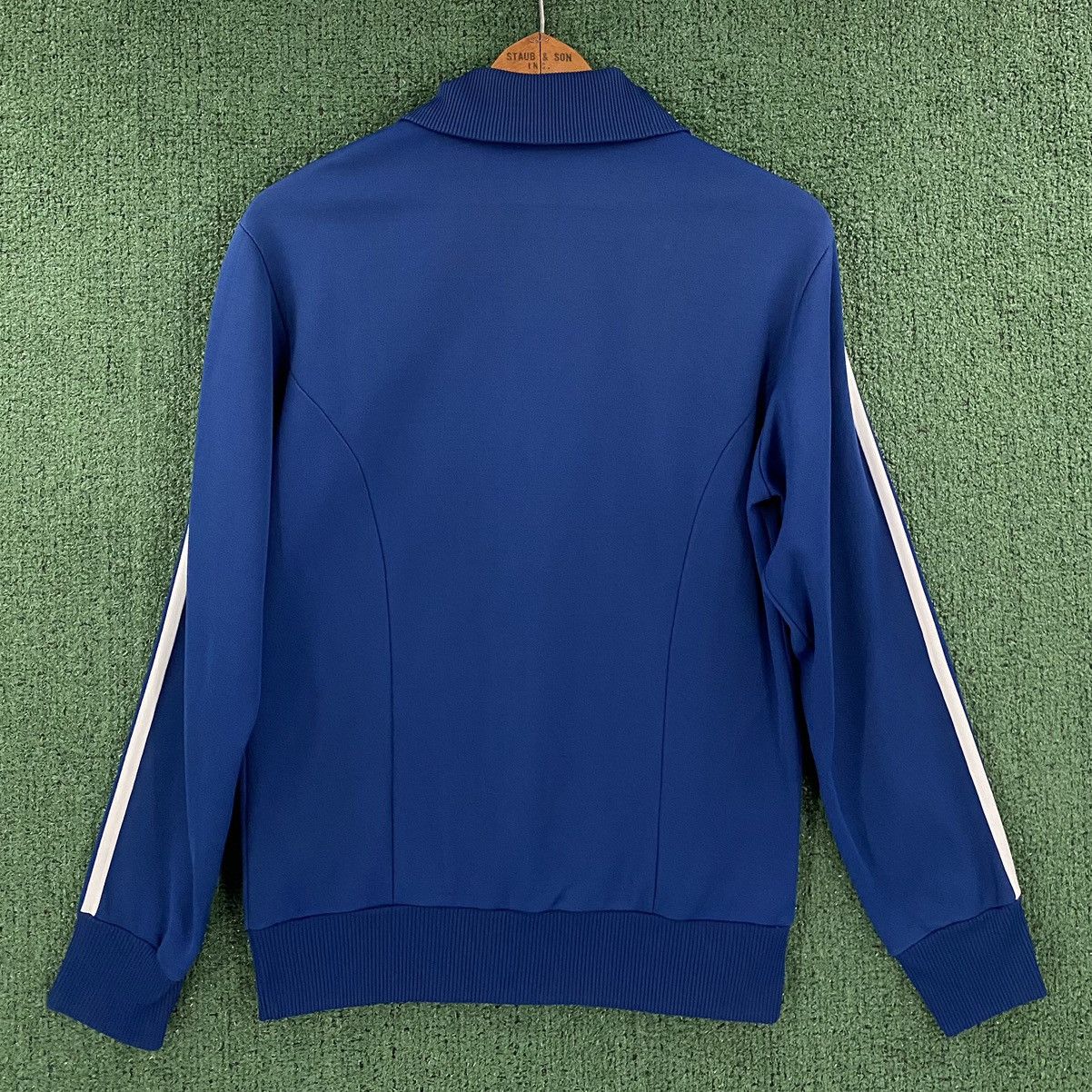 Adidas VTG 70’s Adidas Three Stripe Navy Track Jacket Men’s Small Size US S / EU 44-46 / 1 - 8 Thumbnail