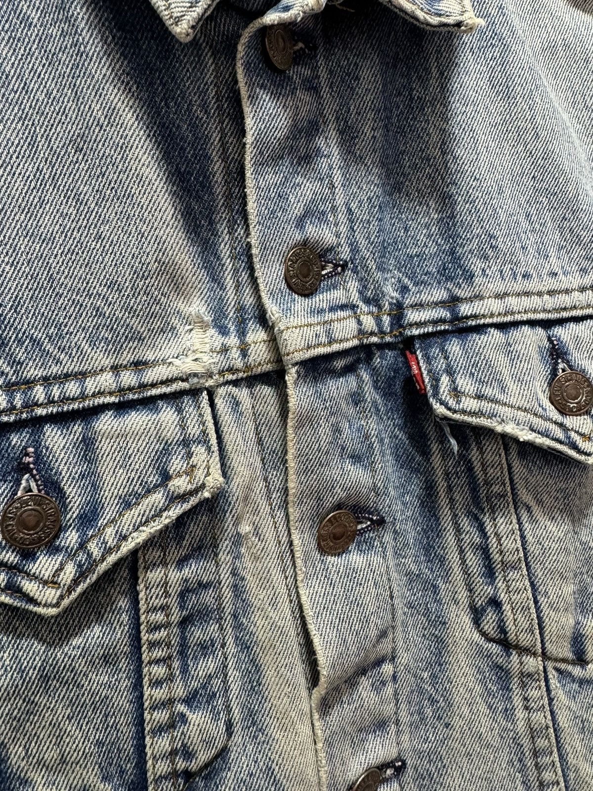 Levi's × Levi's Vintage Clothing × Vintage VINTAGE 80s LEVIS 70706-0216 STAMP 698 TRUCKER DENIM JACKET Size US S / EU 44-46 / 1 - 8 Thumbnail
