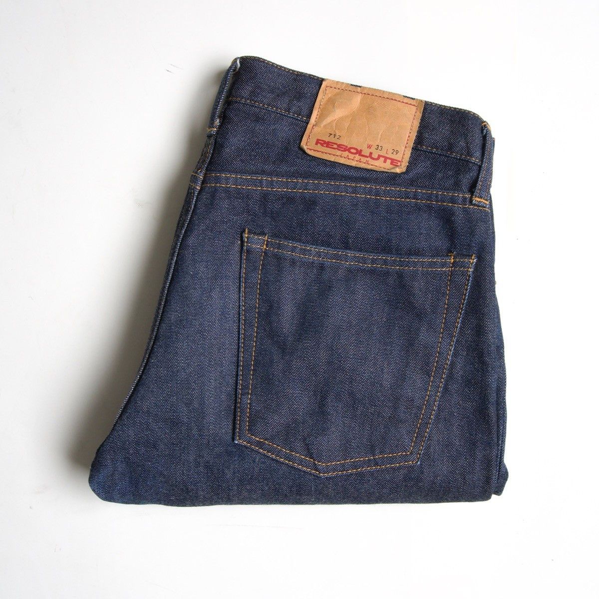 RESOLUTE RESOLUTE 712 Tapered Straight Denim Pants Size 33 Size US 33 - 1 Thumbnail