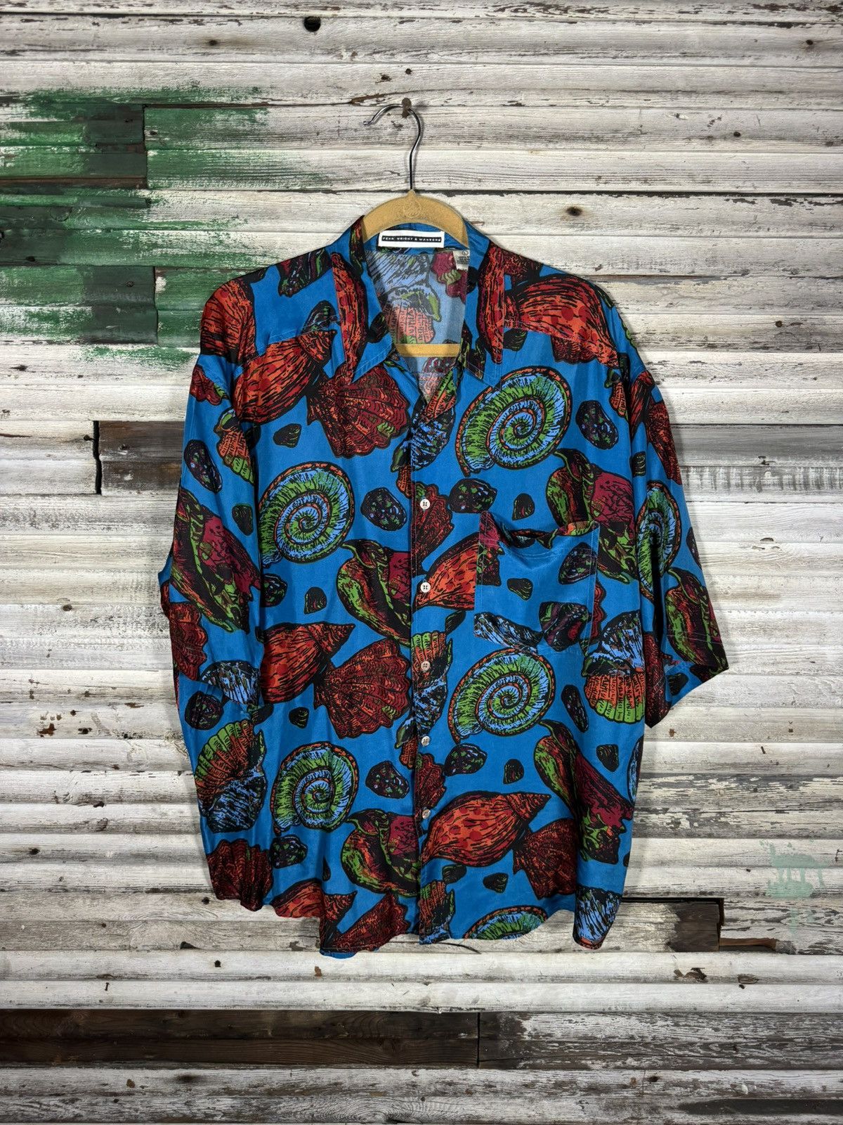 Vintage Vintage printed silk shirt Size US L / EU 52-54 / 3 - 1 Thumbnail