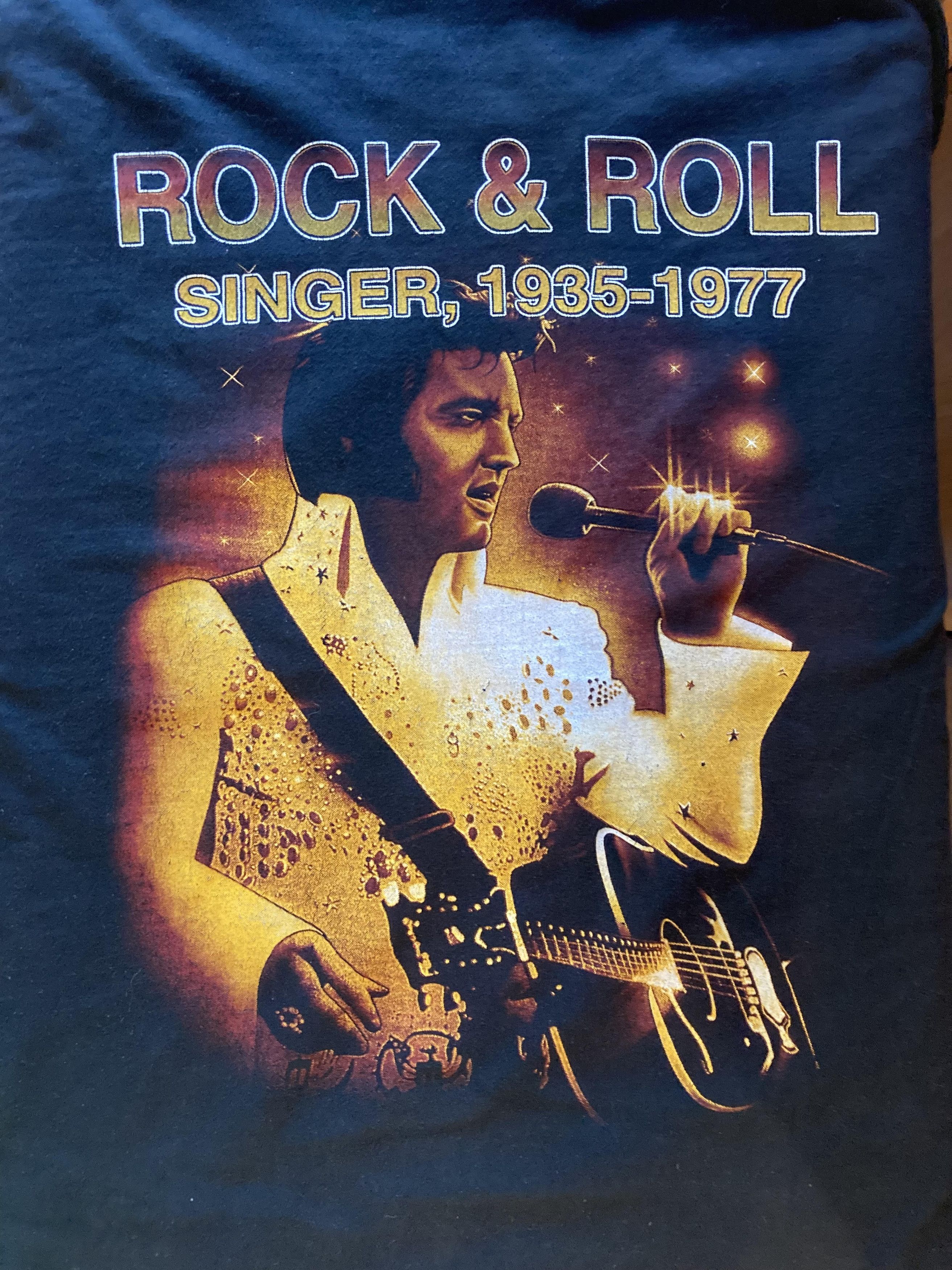 Vintage Vintage 90s Elvis Presley Long Sleeve Shirt Single Stitch Size US M / EU 48-50 / 2 - 7 Thumbnail