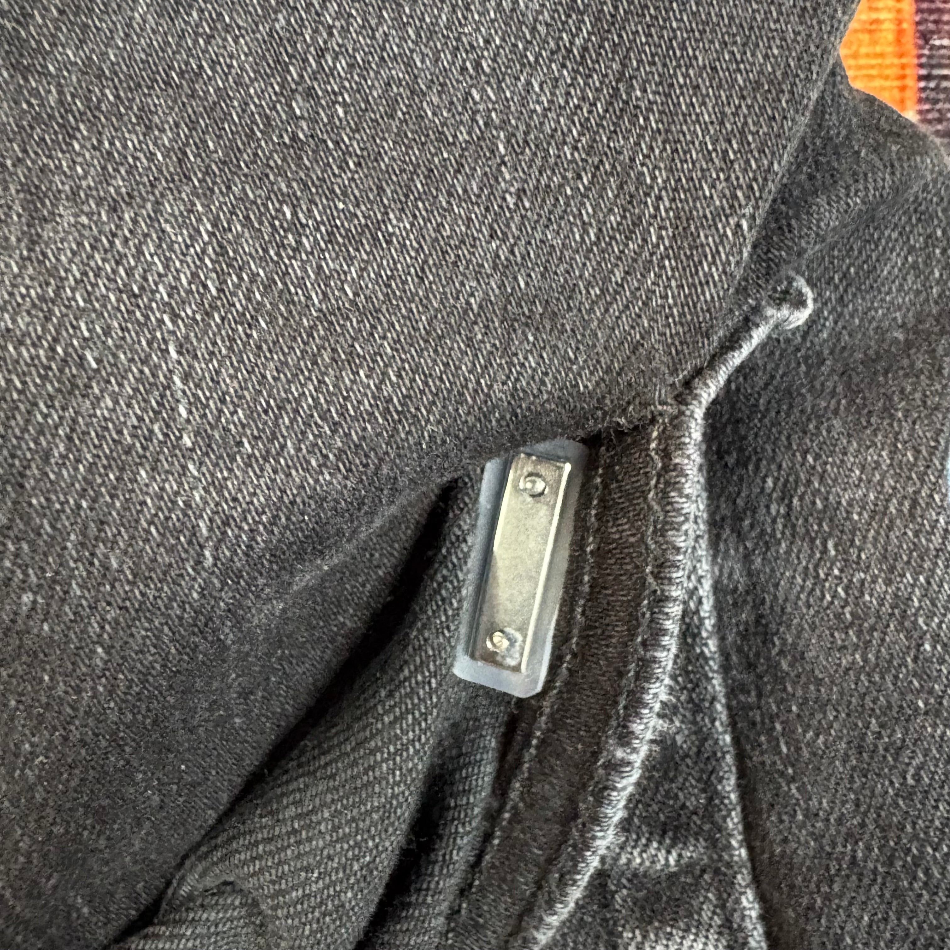 Amiri AMIRI Black Crystal Shotgun Skinny Jeans Size 34" Size US 34 / EU 50 - 6 Thumbnail
