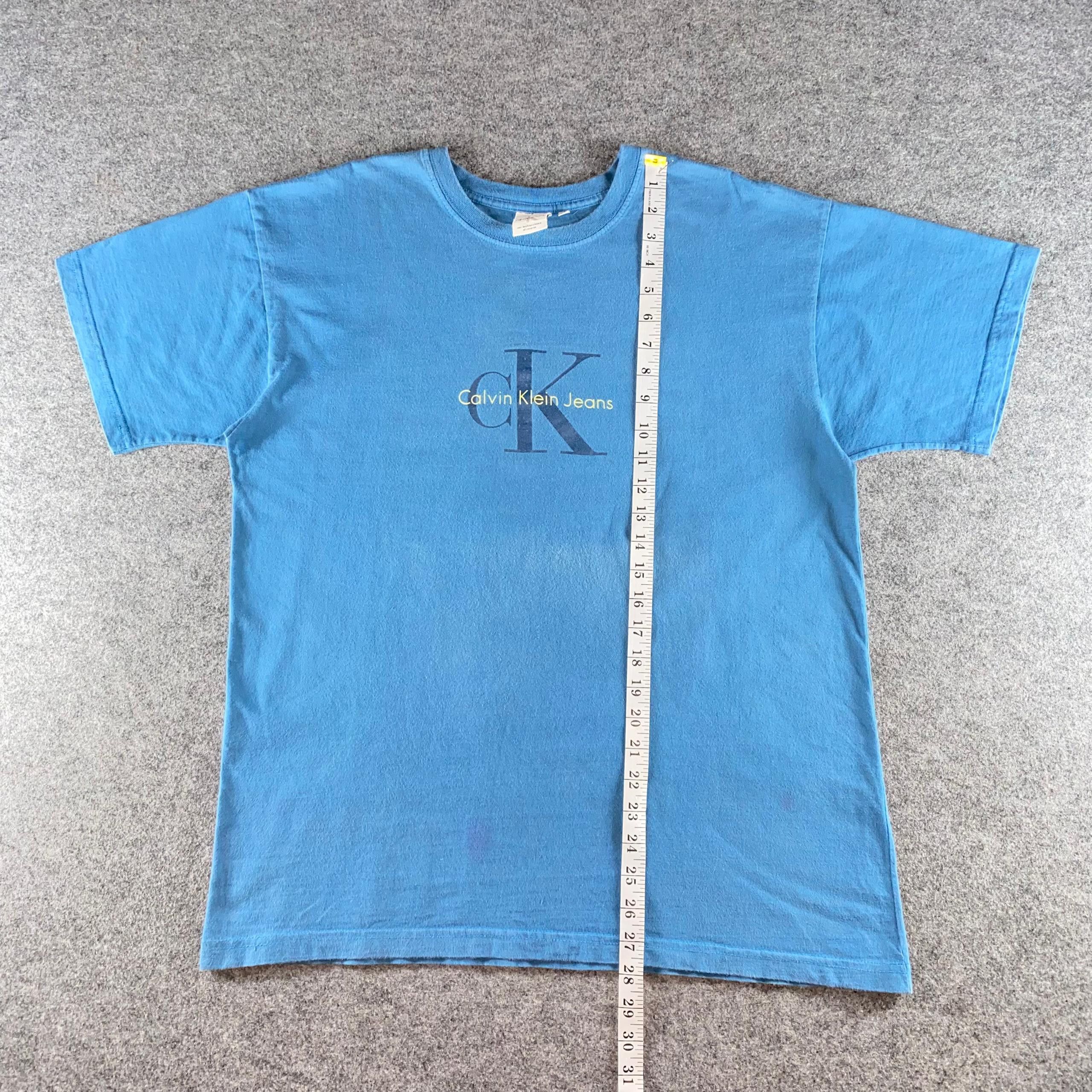 Calvin Klein 205W39NYC Vintage Calvin Klein Spell Out Tshirt Size US L / EU 52-54 / 3 - 4 Thumbnail