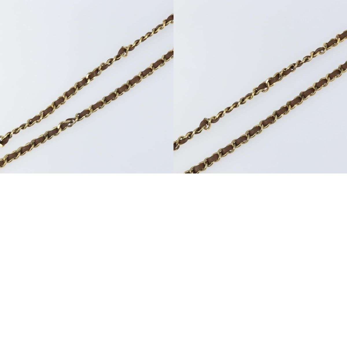 Chanel Chanel Chain Belt Metal Black Gold CC Size ONE SIZE - 5 Thumbnail