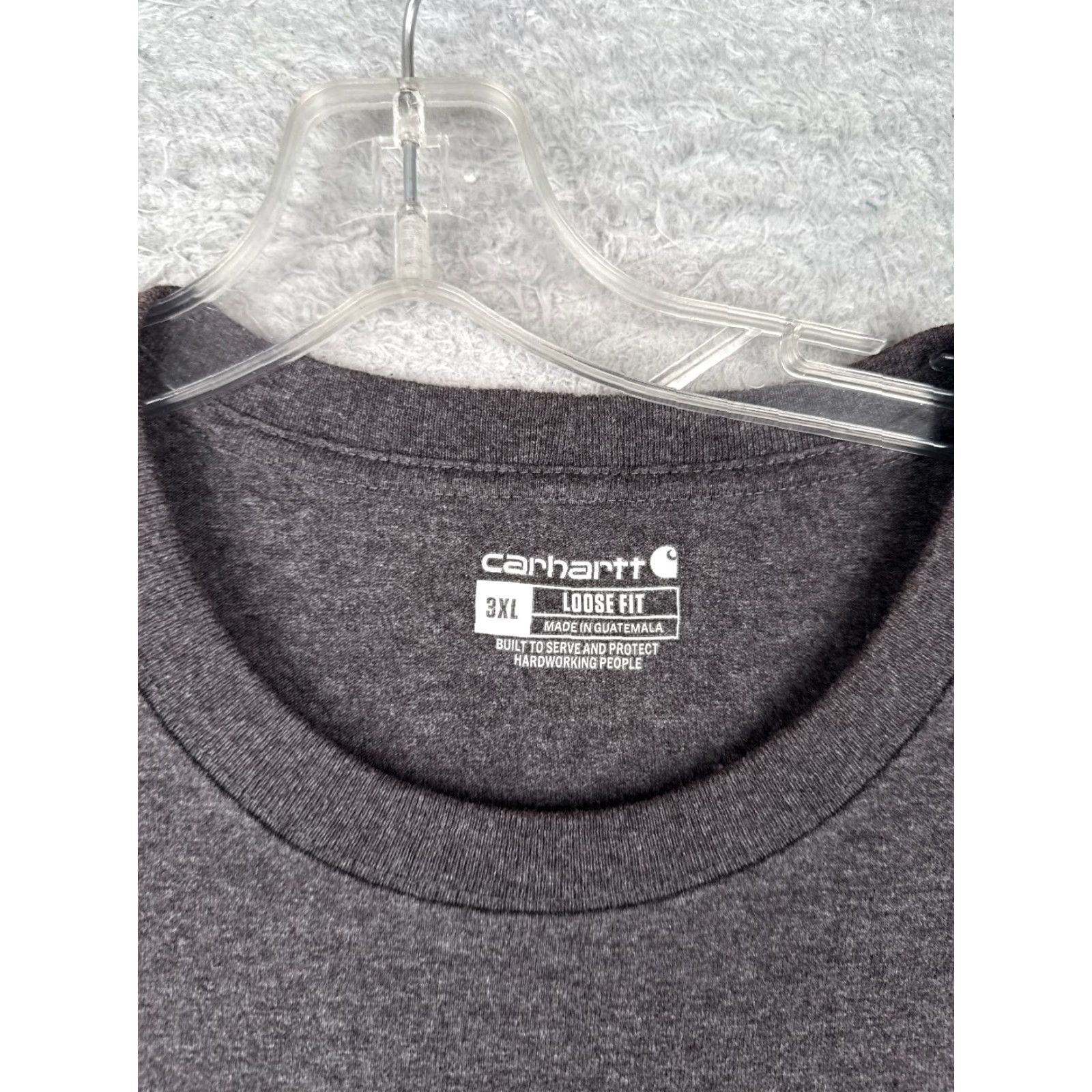 Carhartt Carhartt Mens Shirt 3XL Gray Short Sleeve Crew Pocket Cotton K87 Workwear T-Shirt Men’s Size XXXL Gray Carhartt K87 Workwear Shirt Size US XXL / EU 58 / 5 - 7 Thumbnail