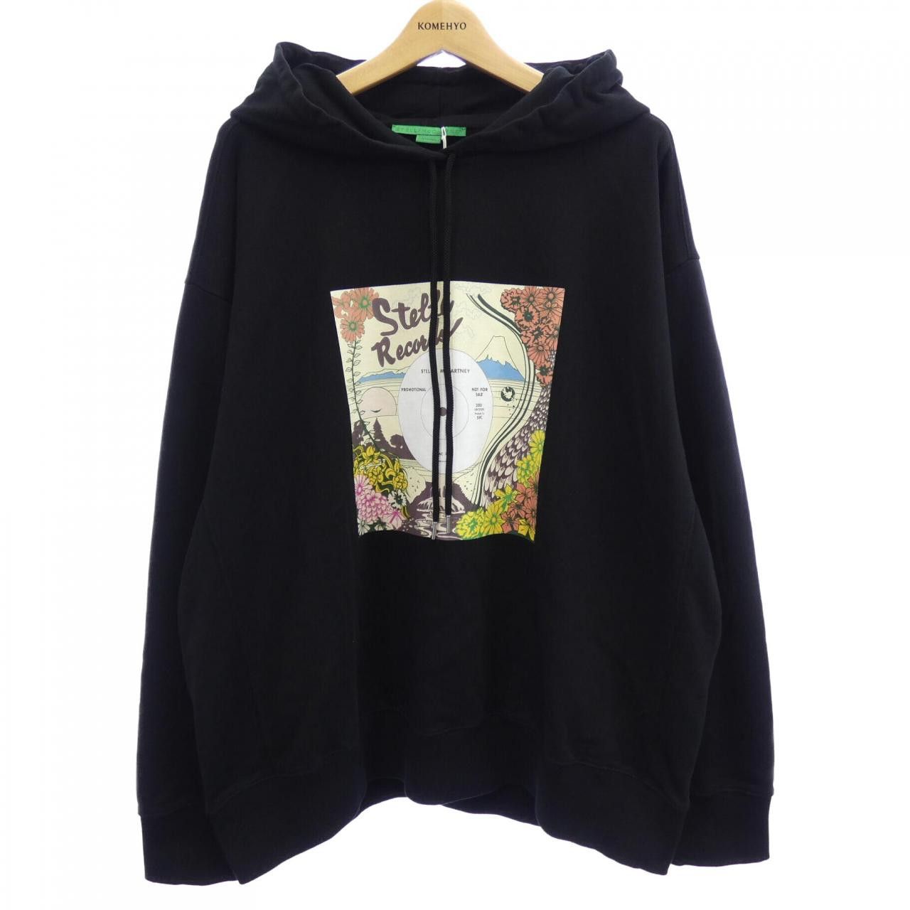Stella McCartney Stella Mccartney Stella McCartney Record Hoodie Hoodie Cotton Sweatshirts & Hoodies DUTY FREE for USA Size ONE SIZE - 1 Thumbnail