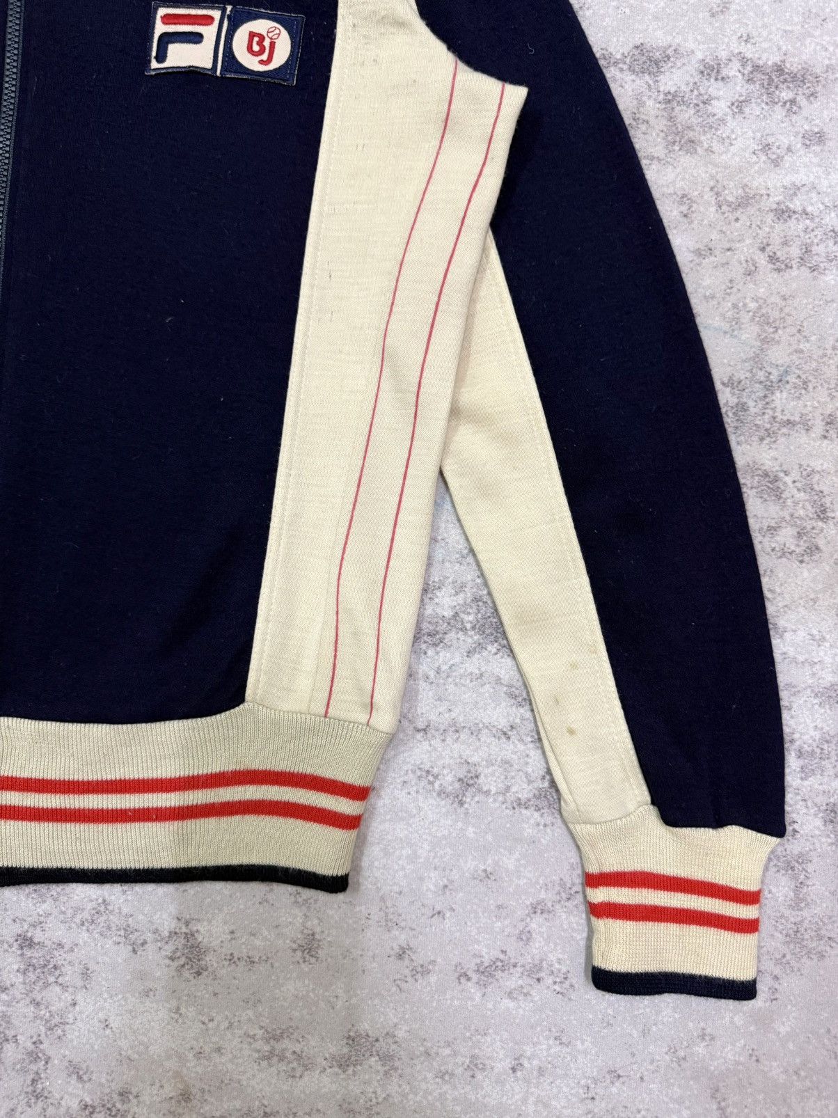 Fila 🔥Rare🔥Vintage 80s Fila Settanta Bjorn Borg track sweater Size US S / EU 44-46 / 1 - 5 Thumbnail