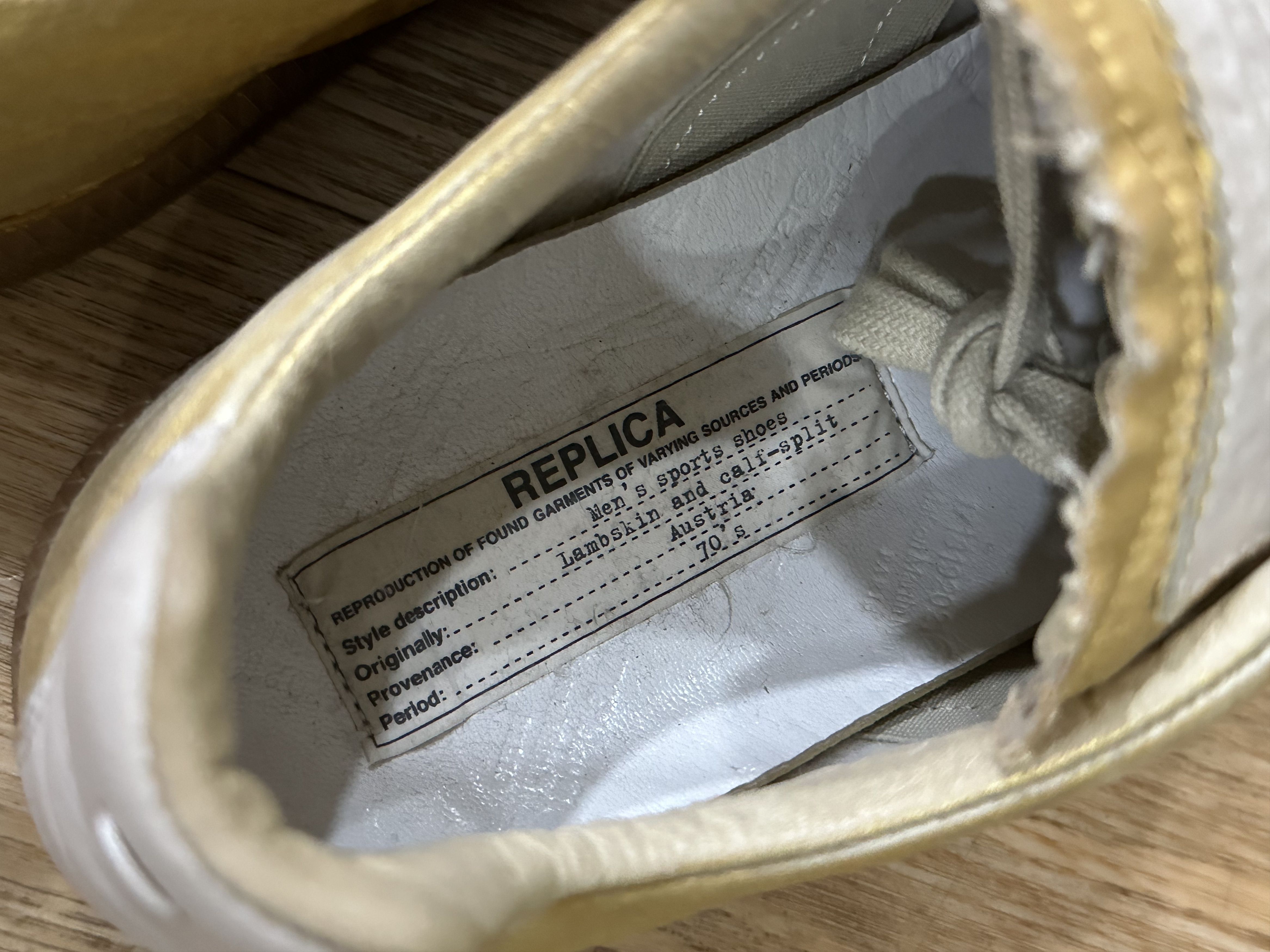 Maison Margiela VTG Maison Margiela GATS Gold Replica Sneaker Size US 7 / EU 40 - 4 Thumbnail