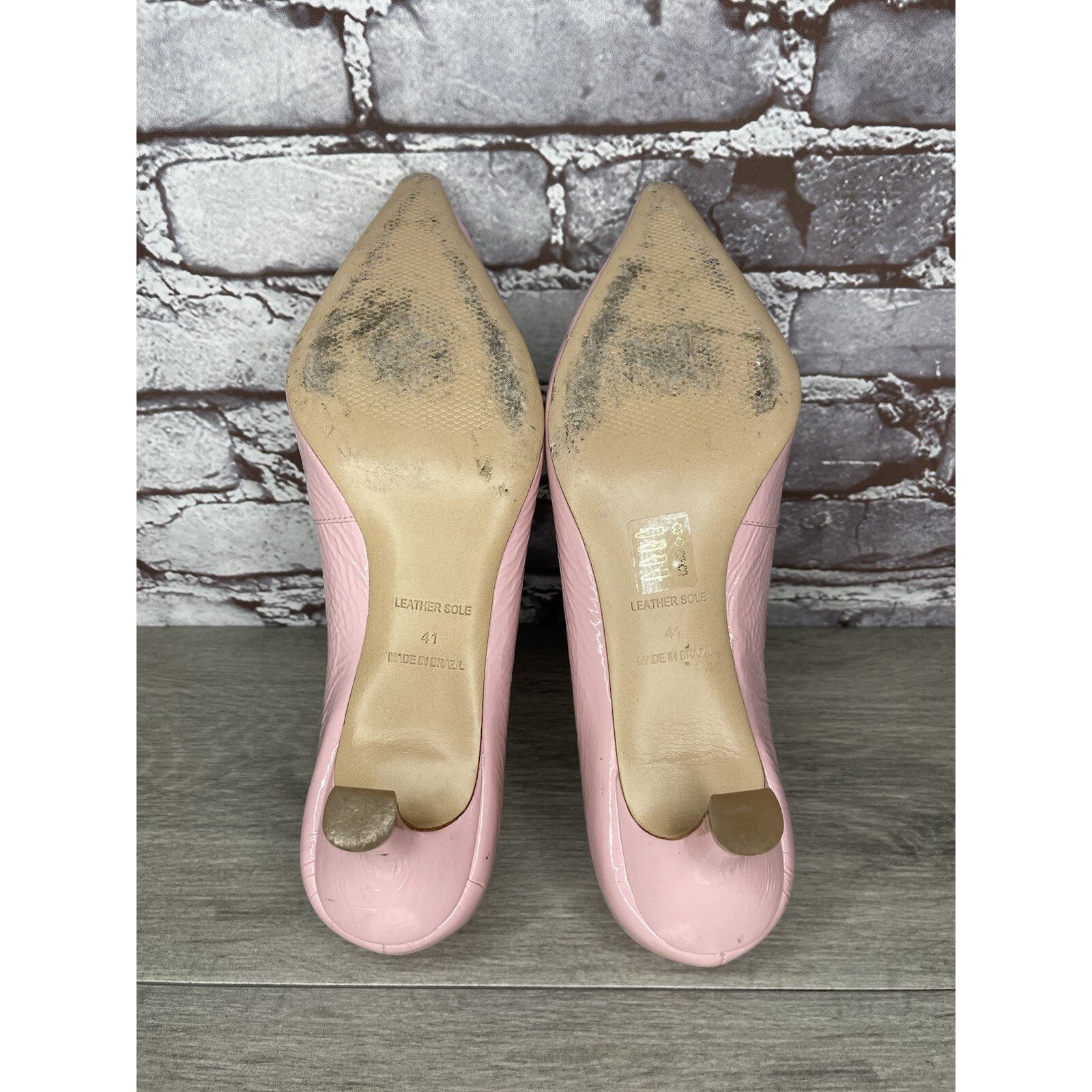 Anthropologie Anthropologie Maeve Heart Pink Patent Pink Valentines Love P Size US 10.5 / IT 40.5 - 23 Thumbnail