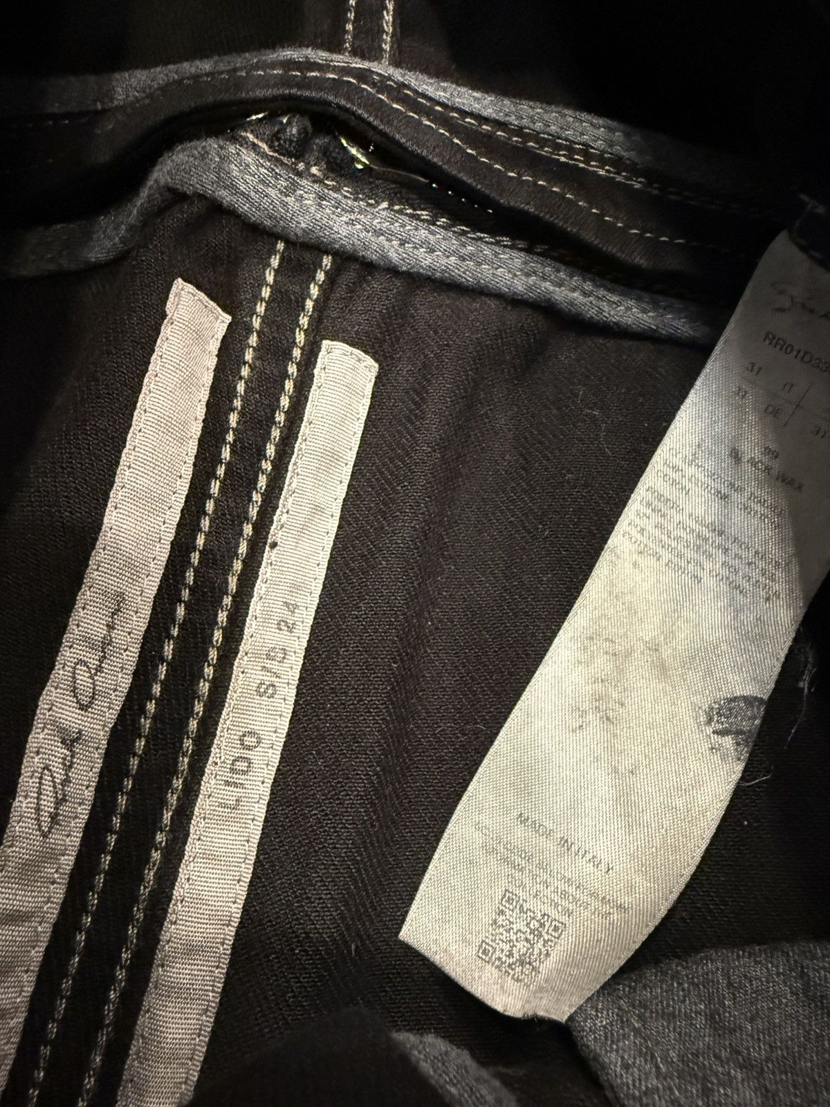 Rick Owens Zipped long pants Size US 30 / EU 46 - 3 Thumbnail