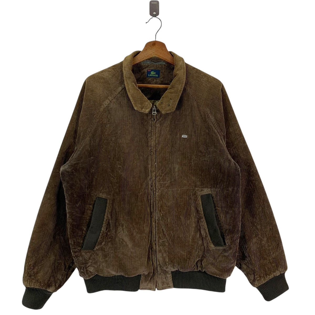 VINTAGE LACOSTE SPORTSWEAR CORDUROY BOMBER JACKET