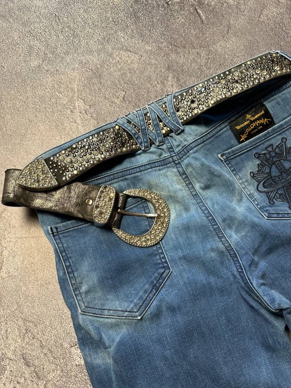 Vivienne Westwood 💥BIG LOGO VIVIENNE WESTWOOD SKINNY PANTS Size 30" / US 8 / IT 44 - 3 Thumbnail