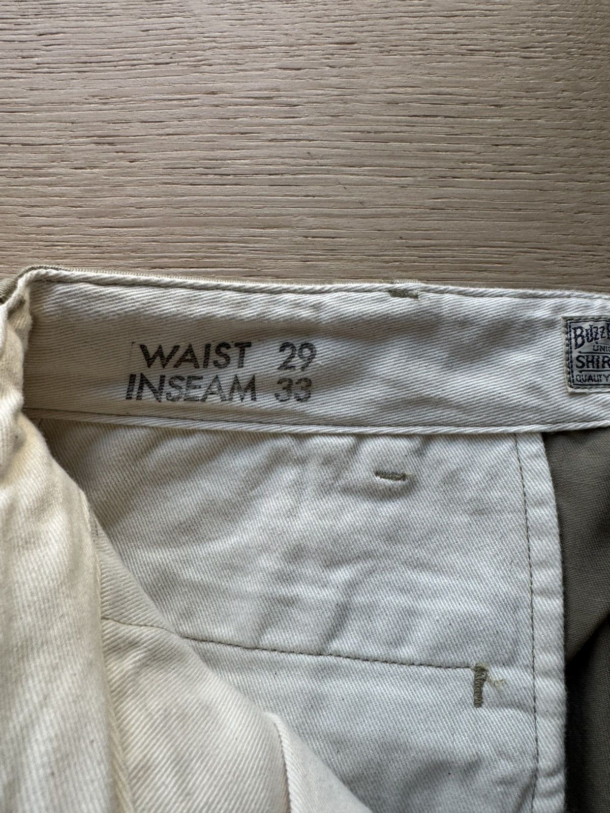 Buzz Rickson's × Japanese Brand Original spec chinos Size US 29 - 3 Thumbnail