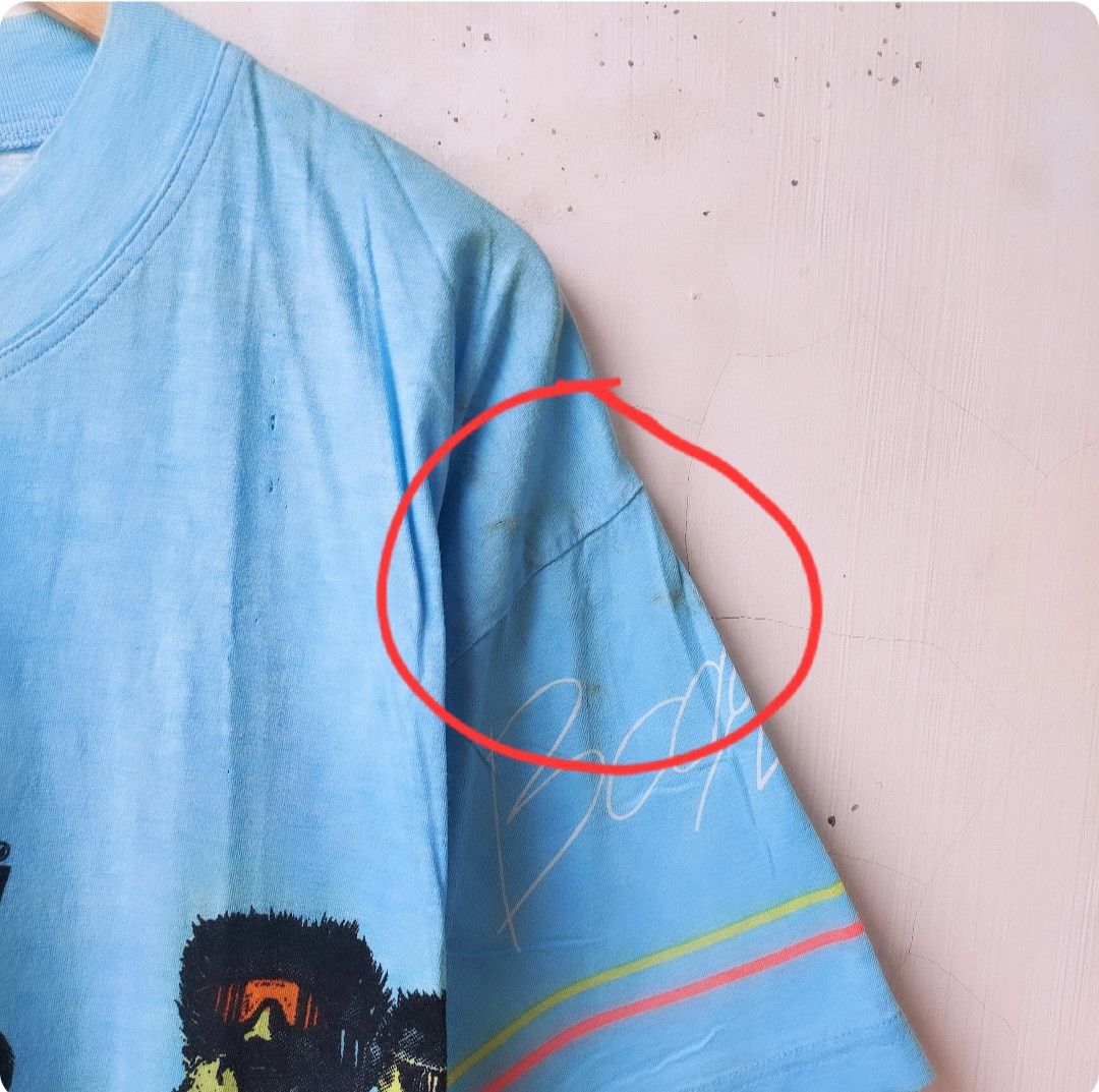 Body Glove × Vintage 🔥RARE🔥Vintage 80s Body Glove Allover Print Tshirt Size US L / EU 52-54 / 3 - 8 Thumbnail