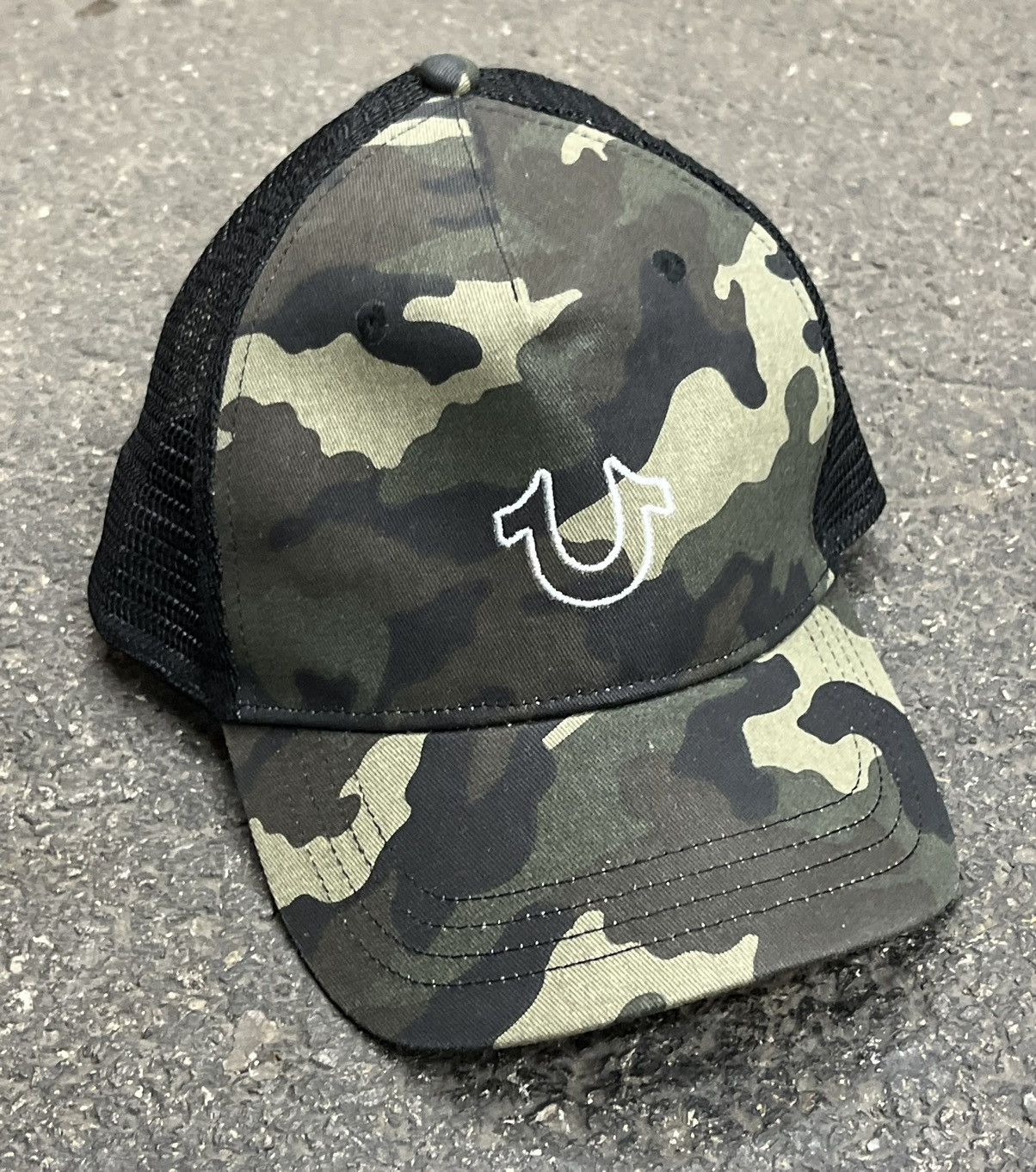 True Religion × Vintage True religion camo hat streetwear hype skater rare hip hop Size ONE SIZE - 1 Thumbnail