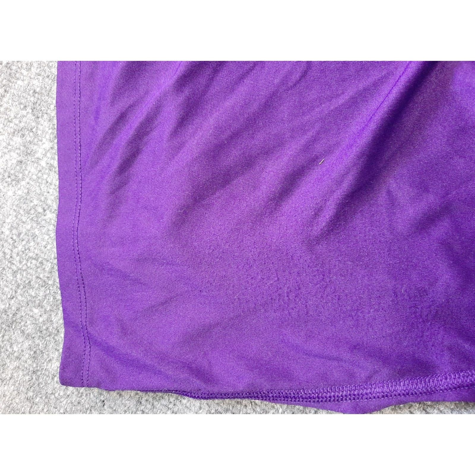 Champion Champion Shirt Womens XS Short Sleeve Athletic top Purple Polyester Lightweight Casual T-Shirt Women's Athletic Basic Colorful Short Sleeve Shirt Size XS / US 0-2 / IT 36-38 - 2 Thumbnail