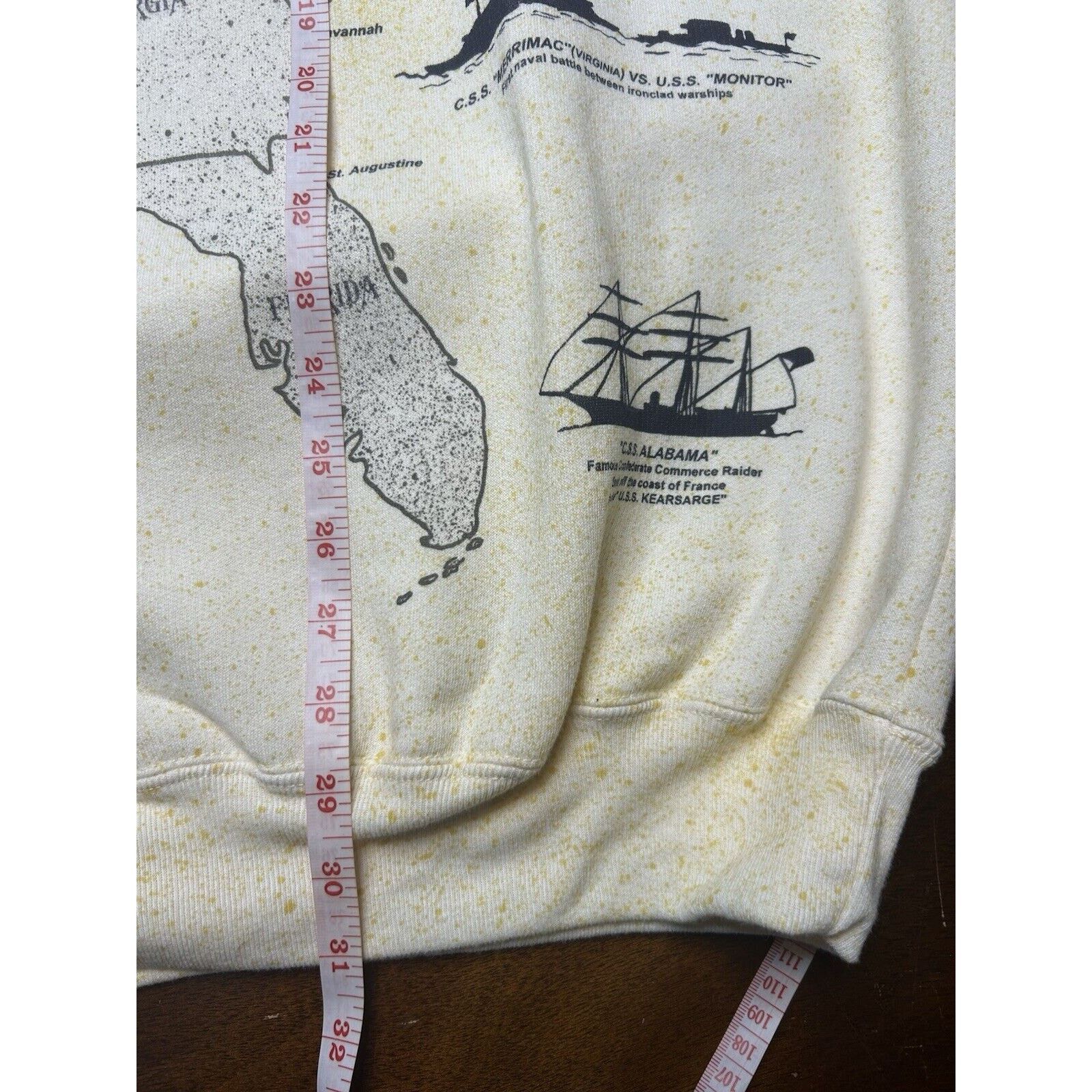 Vintage 90s American Civil War History Crewneck Pullover Sweatshirt Size US XXL / EU 58 / 5 - 5 Thumbnail