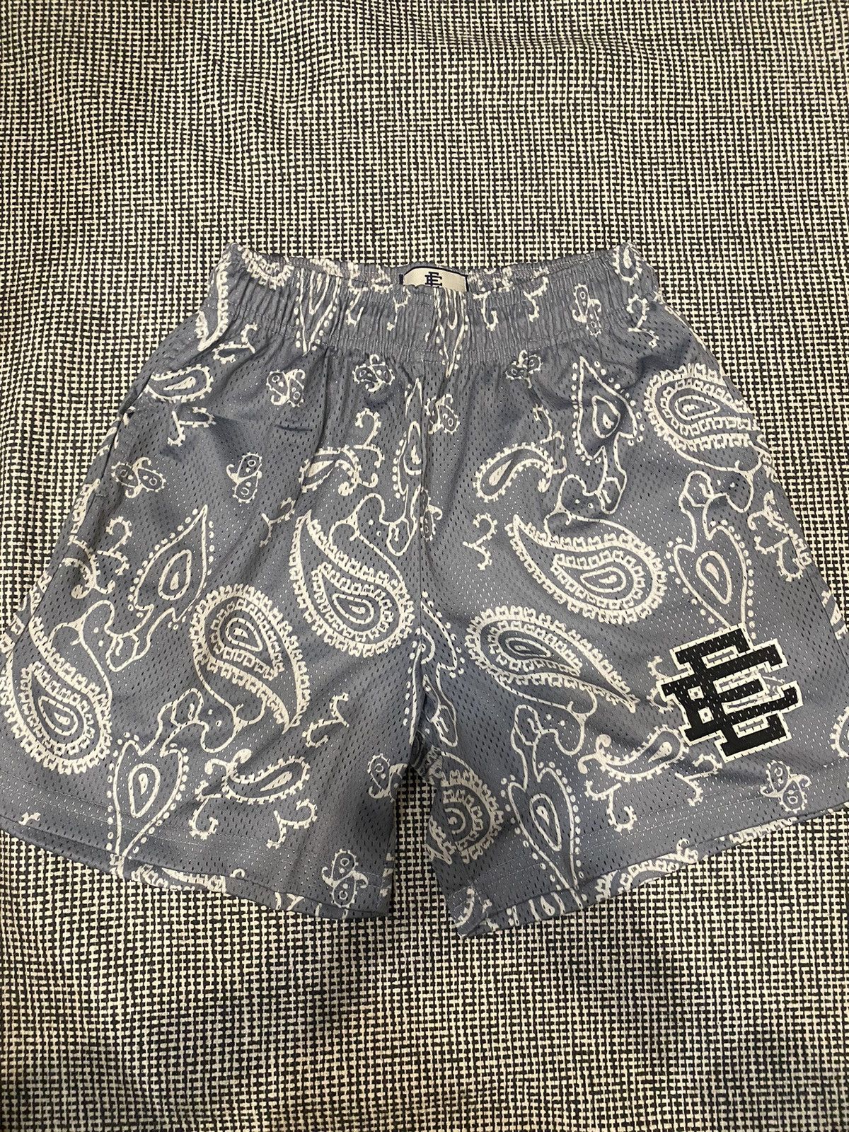 Eric Emanuel EE Basic Shorts Grey Paisley | Grailed