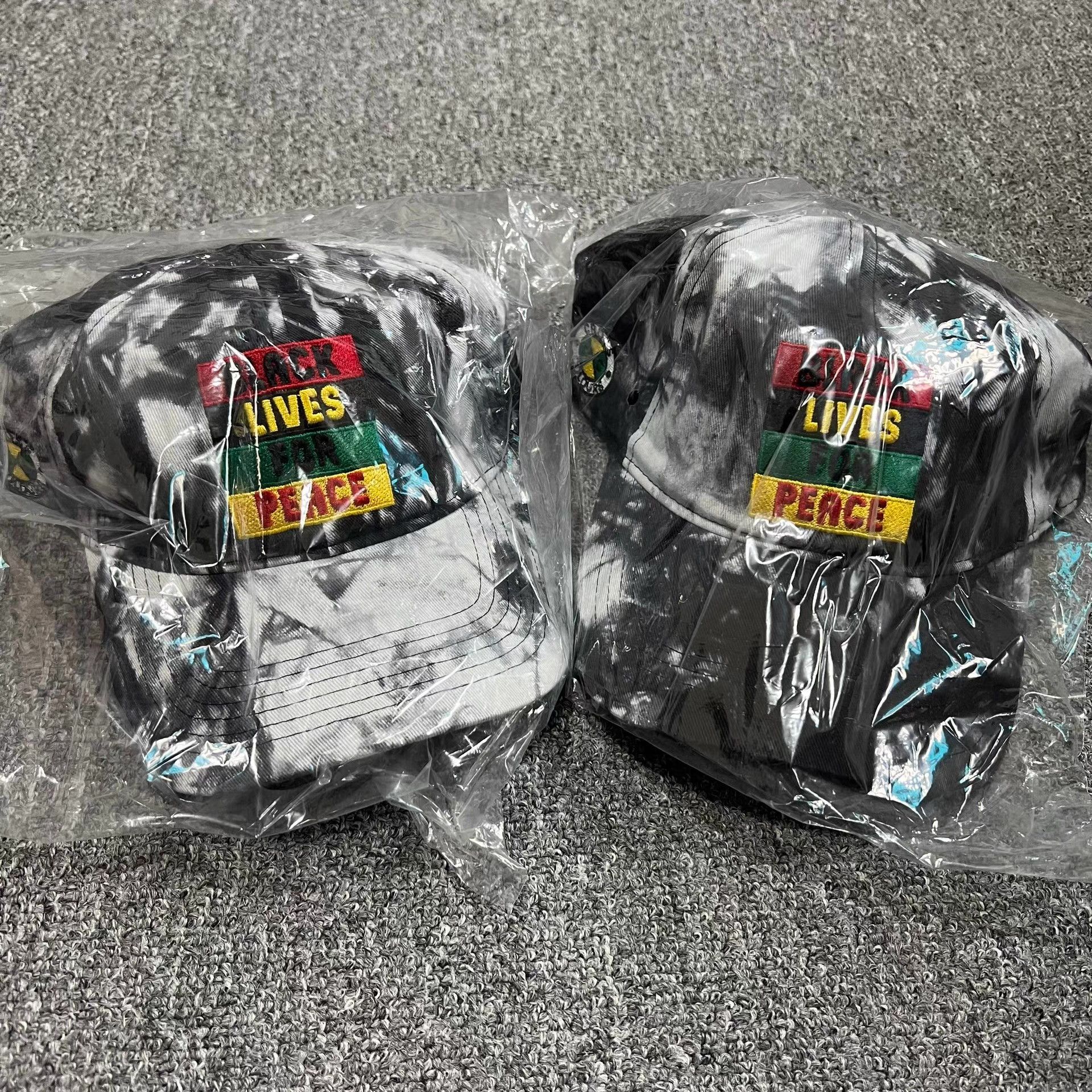 Cross Colours CrossEmbroidered Tie-Dye Curved Brim BaseballCapVisor Q7 Size ONE SIZE - 4 Thumbnail