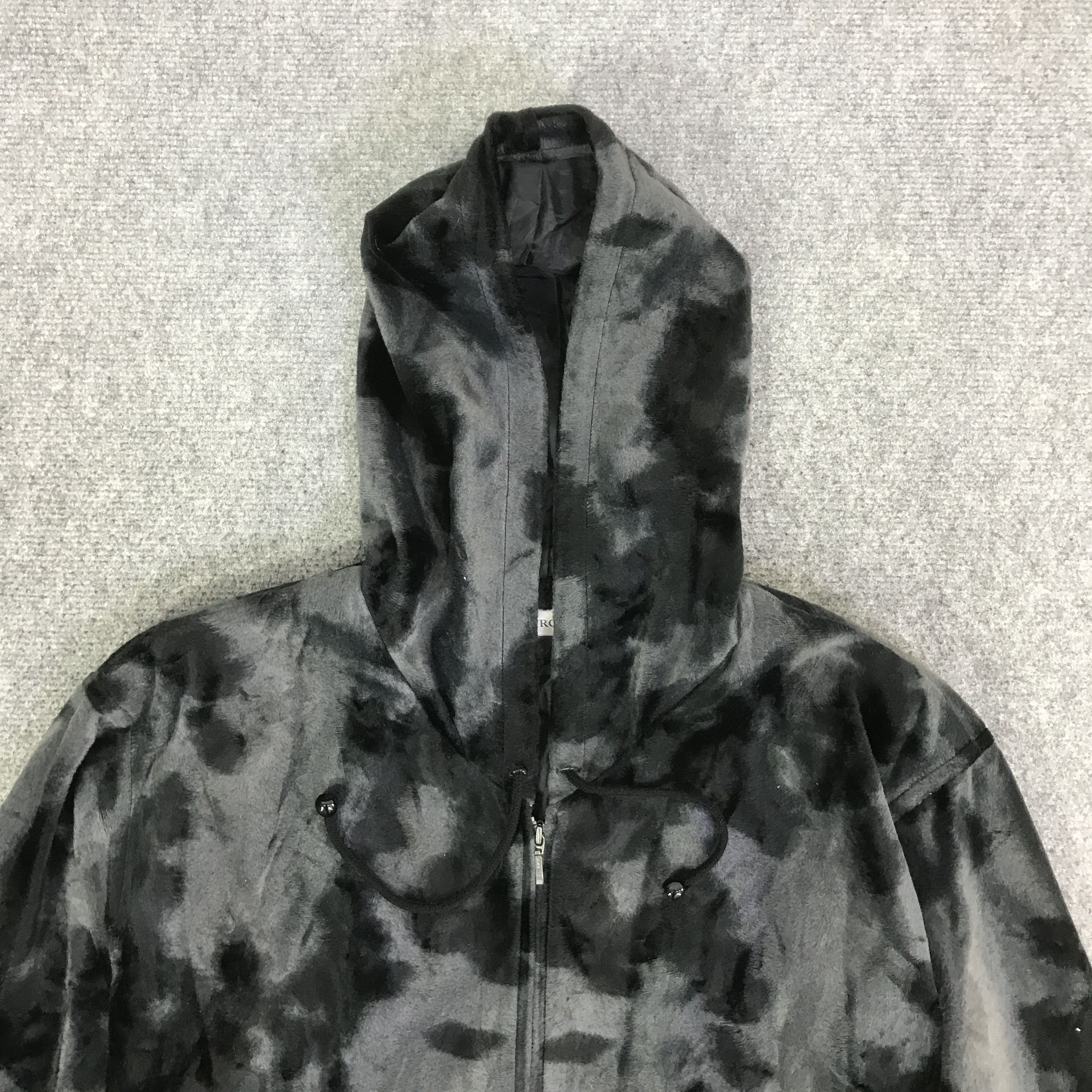 Japanese Brand VAROWDA BLACK DESIGN HOODIE WOMAN JACKET K123B3 Size US M / EU 48-50 / 2 - 2 Thumbnail