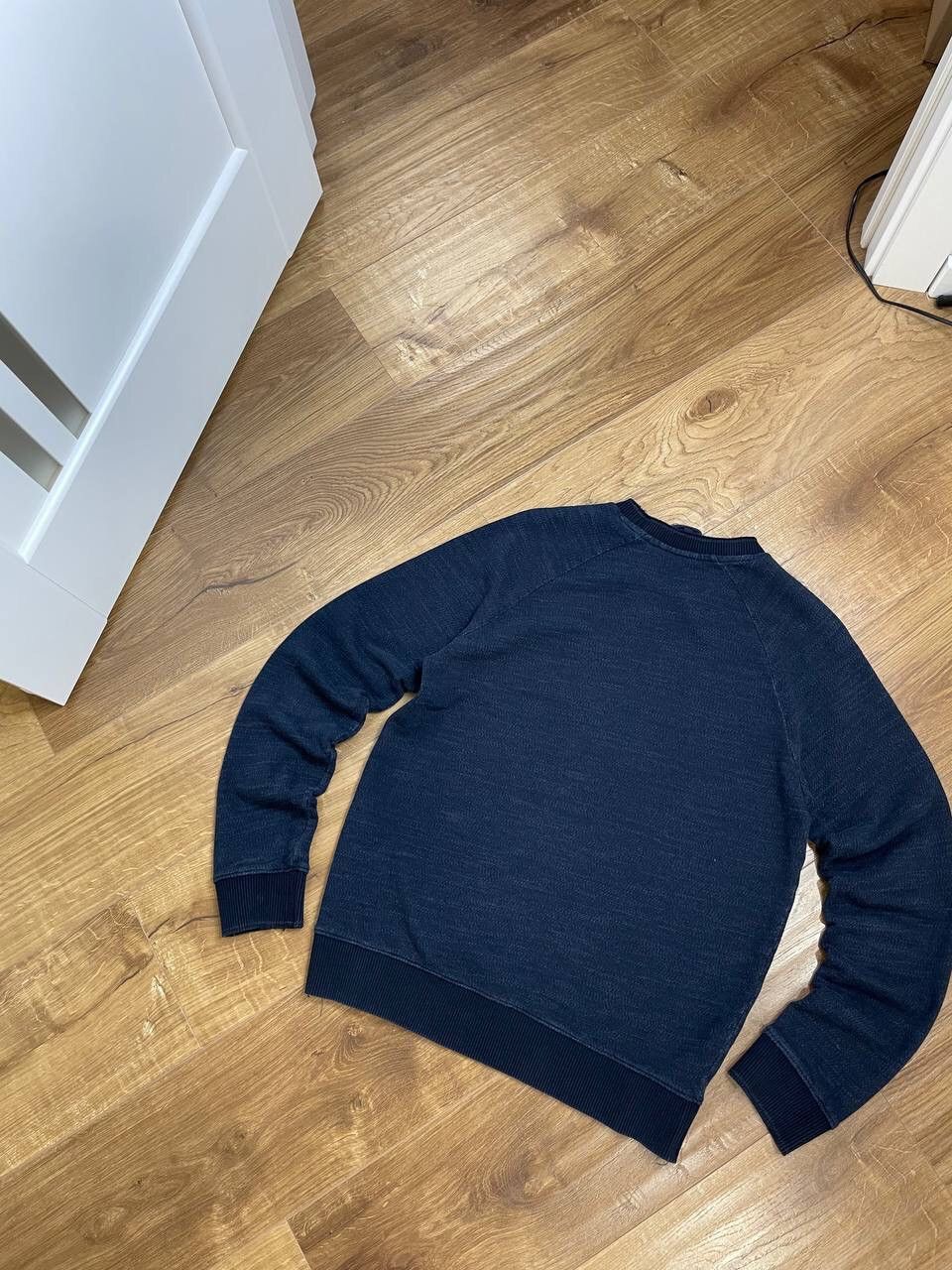 Armani × Vintage Vintage Armani Jeans Blue Big Logo Y2K Style Sweatshirt Size US XL / EU 56 / 4 - 14 Thumbnail