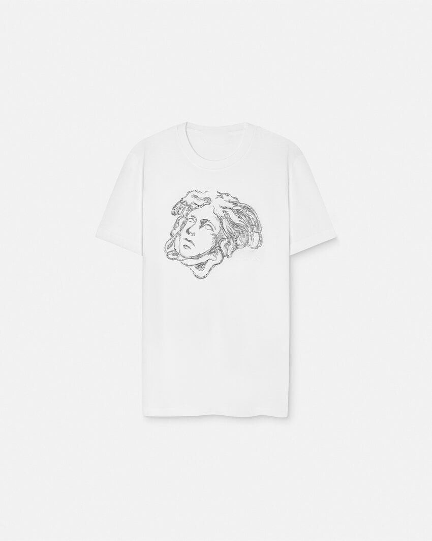 Other Men’s White Medusa Study T-Shirt – Art-Inspired Graphic Tee Size US M / EU 48-50 / 2 - 2 Thumbnail