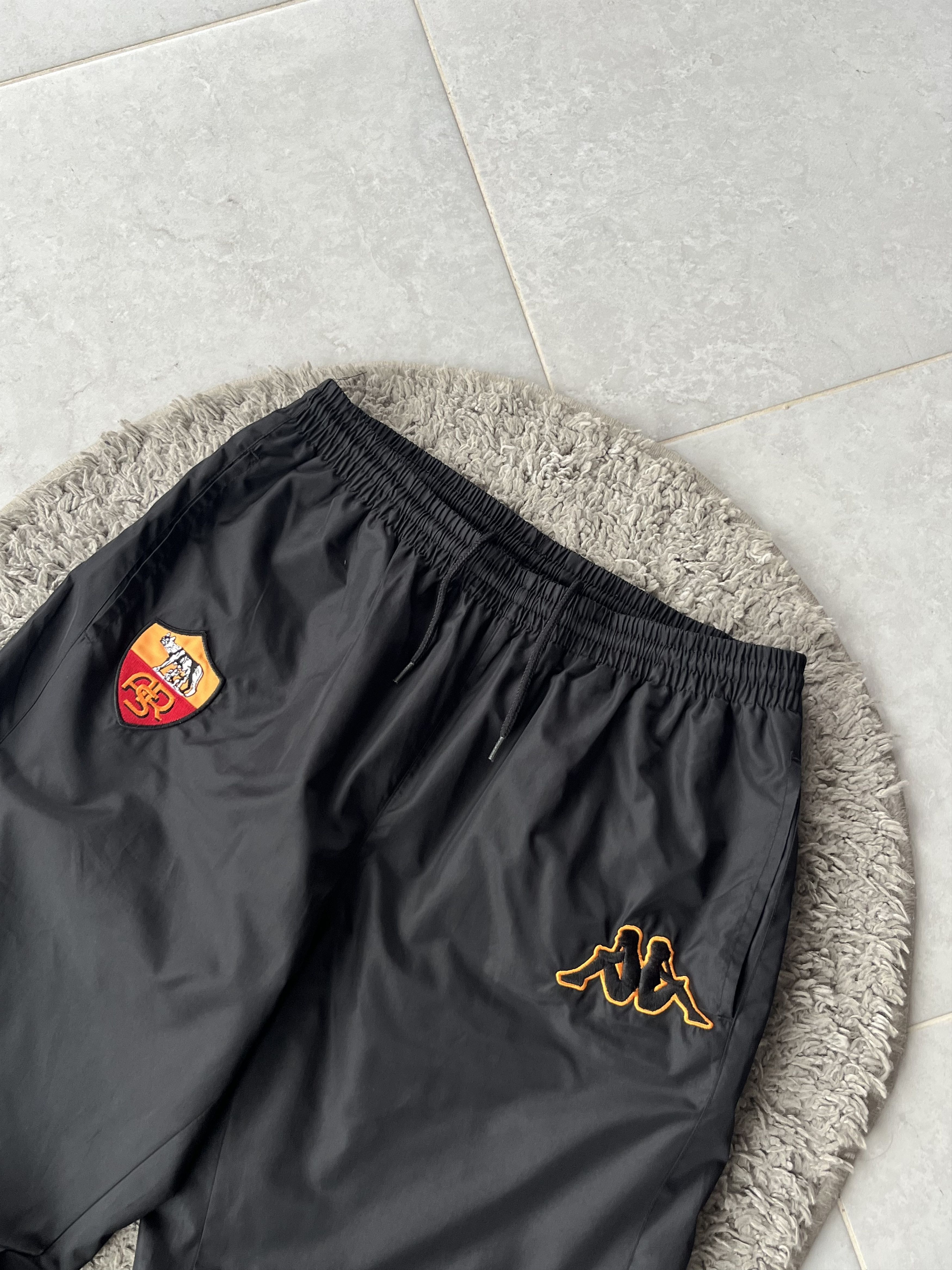 Kappa KAPPA Vintage Nylon Pants Soccer Football FC ROMA Italy Size US 30 / EU 46 - 3 Thumbnail