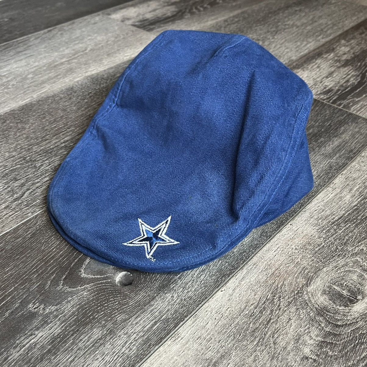 NFL Rare Vintage 90s NFL Drew Pearson Dallas Cowboys Newsboy Hat Size ONE SIZE - 2 Thumbnail