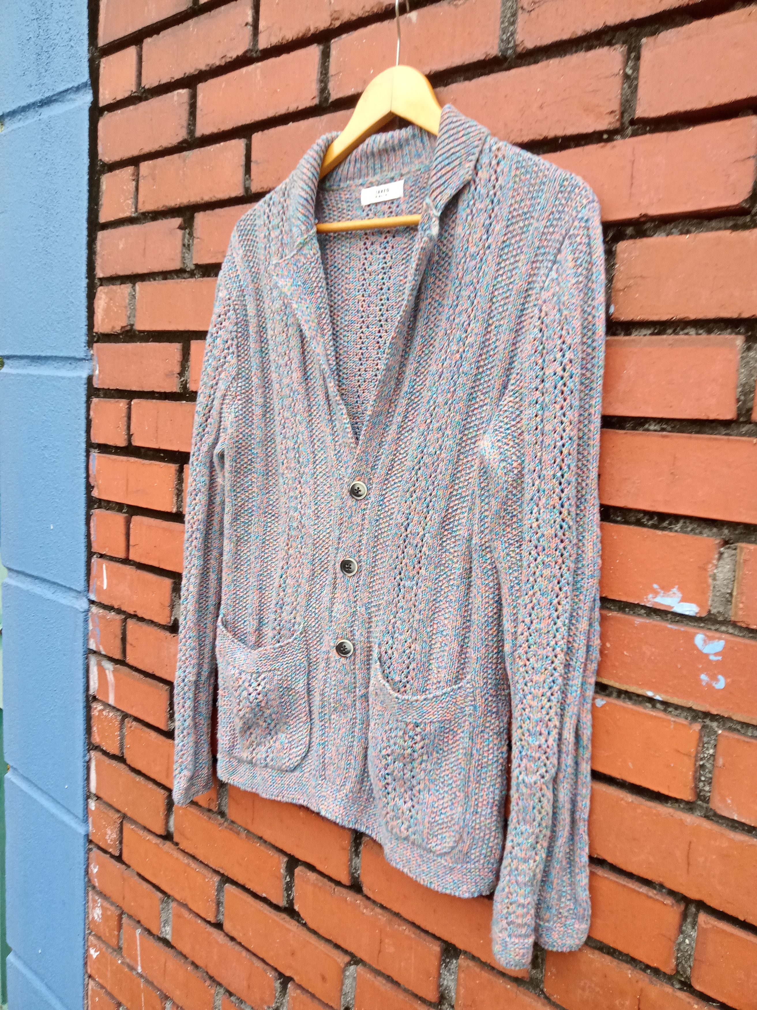 Takeo Kikuchi Cardigan Knit Cozy Sweater by Takeo kekuchi Size M / US 6-8 / IT 42-44 - 2 Thumbnail