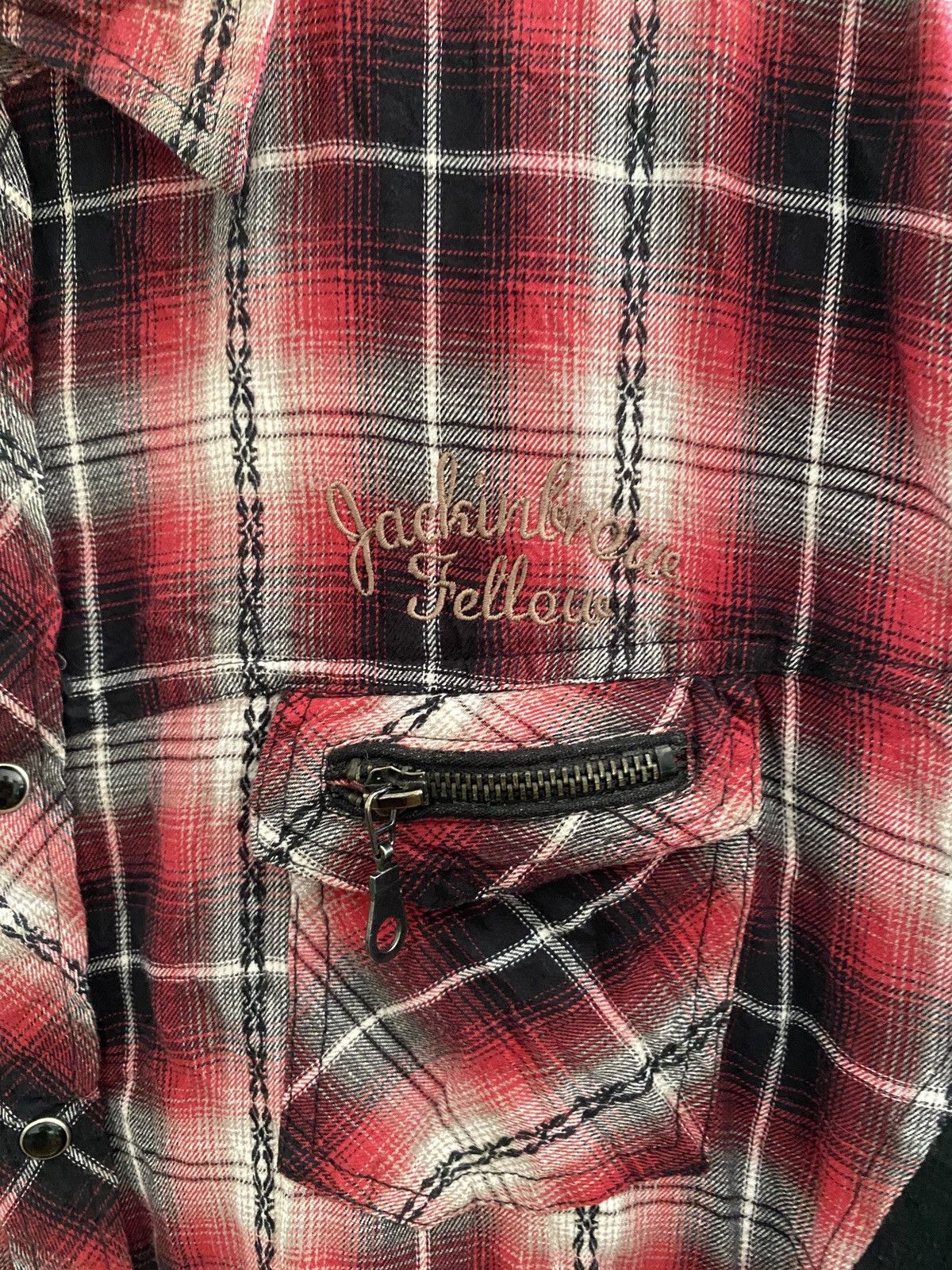 Japanese Brand Japanese Brand Thruxton Plaid Tartan Flannel Shirt Size US L / EU 52-54 / 3 - 3 Thumbnail