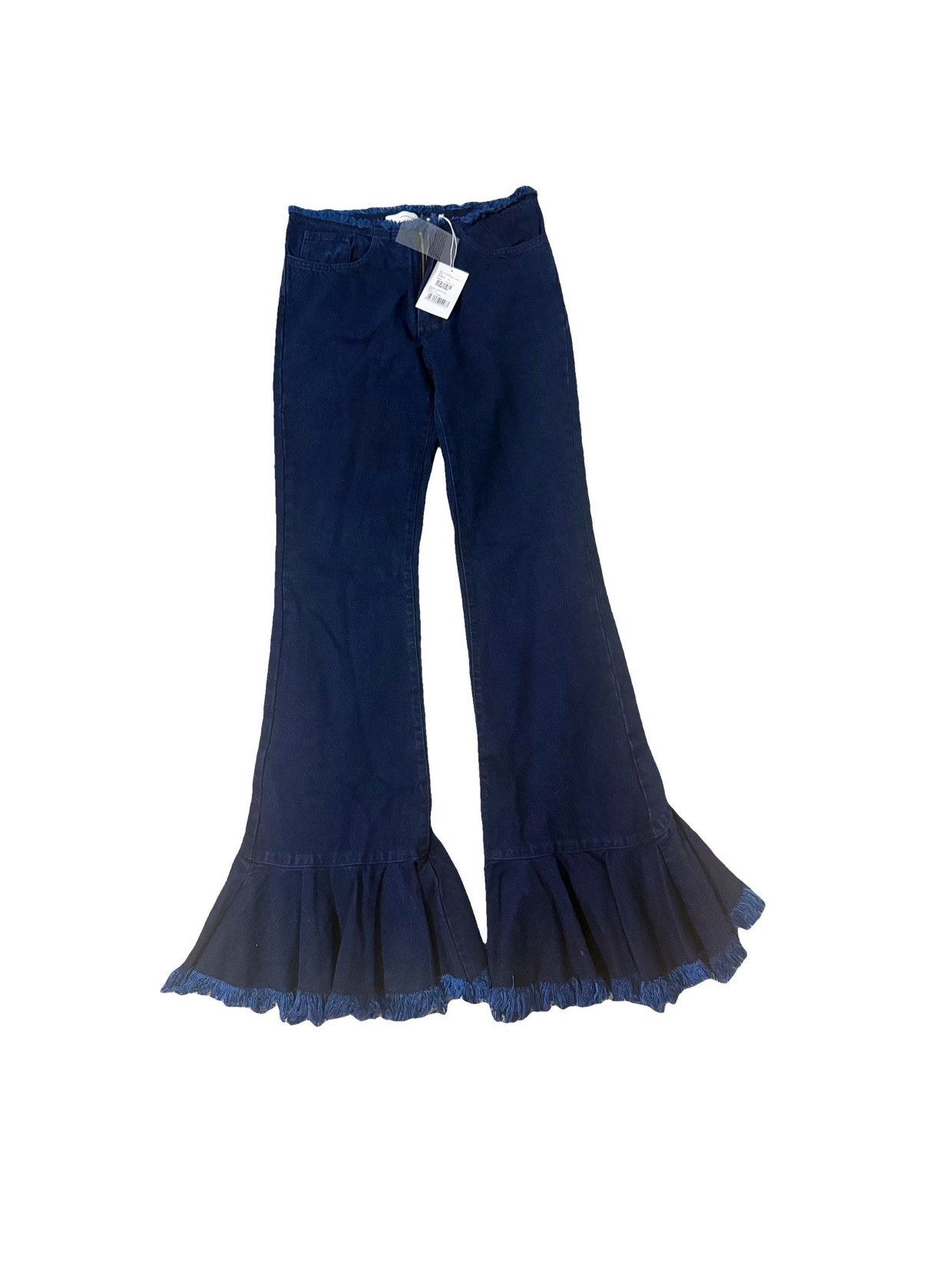 Marques'Almeida NWT Marquise Almeida denim flare/Raffle jeans frayed hem Size 25" / US 0 / IT 36 - 1 Thumbnail