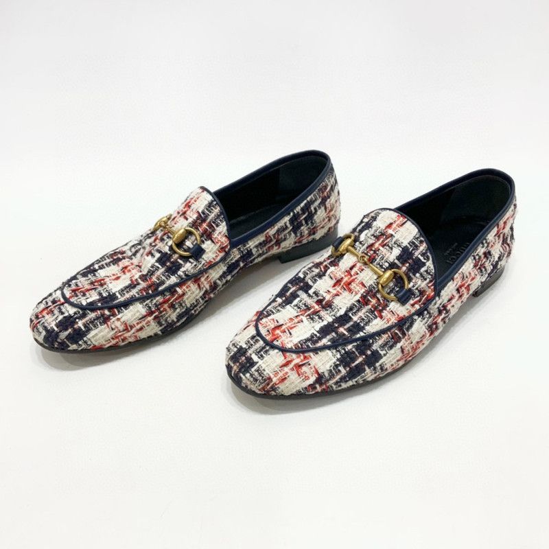 Gucci Gucci Colorful Woven Loafers for Women 0079 Size US 7.5 / EU 40-41 - 1 Thumbnail