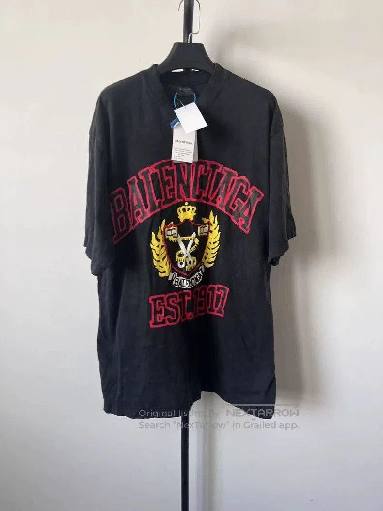 Balenciaga Logo Print Short Sleeve T.