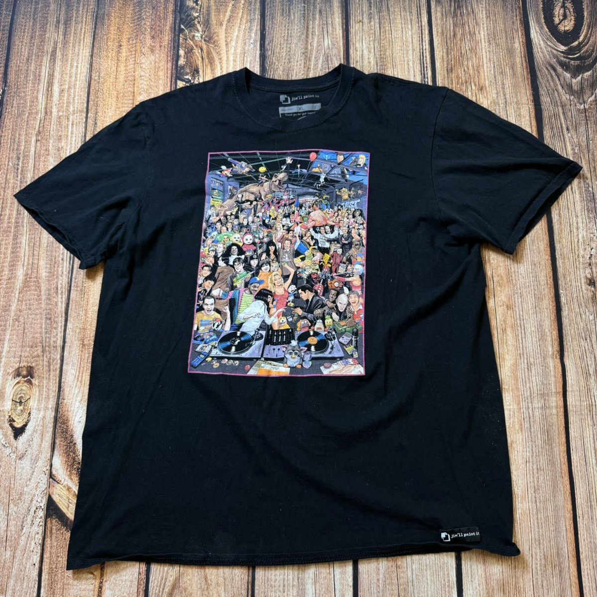 Anime × Disney × Vintage Vintage t-shirt Pixar personal Simpson jordan mask green Size US L / EU 52-54 / 3 - 1 Thumbnail