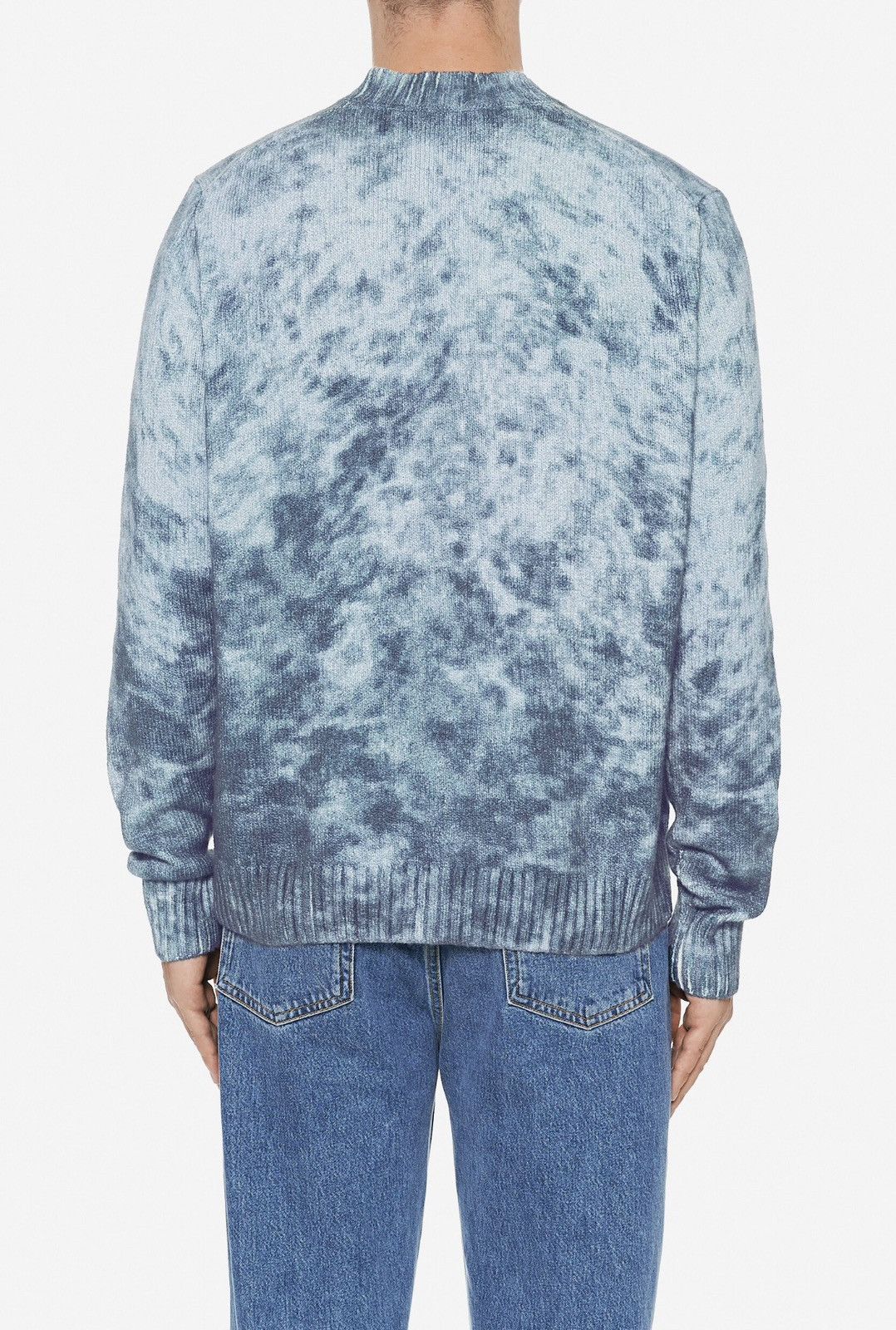 Acne Studios Acne Studios Acid Print Bleached Cotton Sweater Size US M / EU 48-50 / 2 - 2 Thumbnail