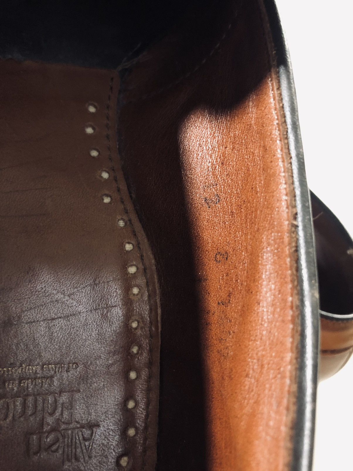 Allen Edmonds AE 🇺🇸 Tobacco Brown Leather Raised Seam Penny Loafer 12 D Size US 12 / EU 45 - 10 Thumbnail