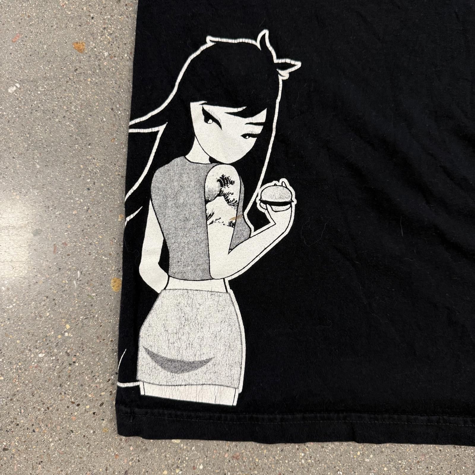 American Apparel Fuku Burger Las Vegas T-Shirt Lucky Black Tee Size L Size US L / EU 52-54 / 3 - 7 Thumbnail