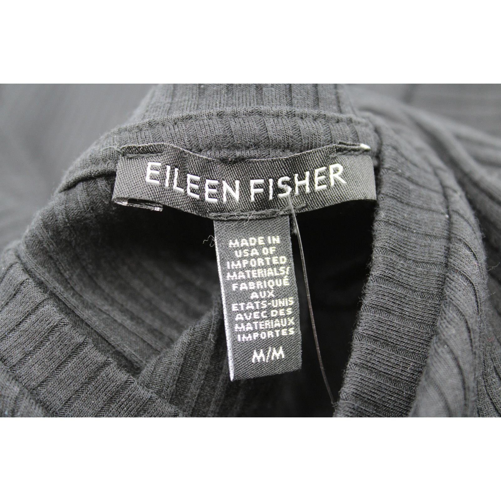 Eileen Fisher New EILEEN FISHER Tencel Cotton Tunic Rib Knit Sweater Sz M Size M / US 6-8 / IT 42-44 - 5 Thumbnail