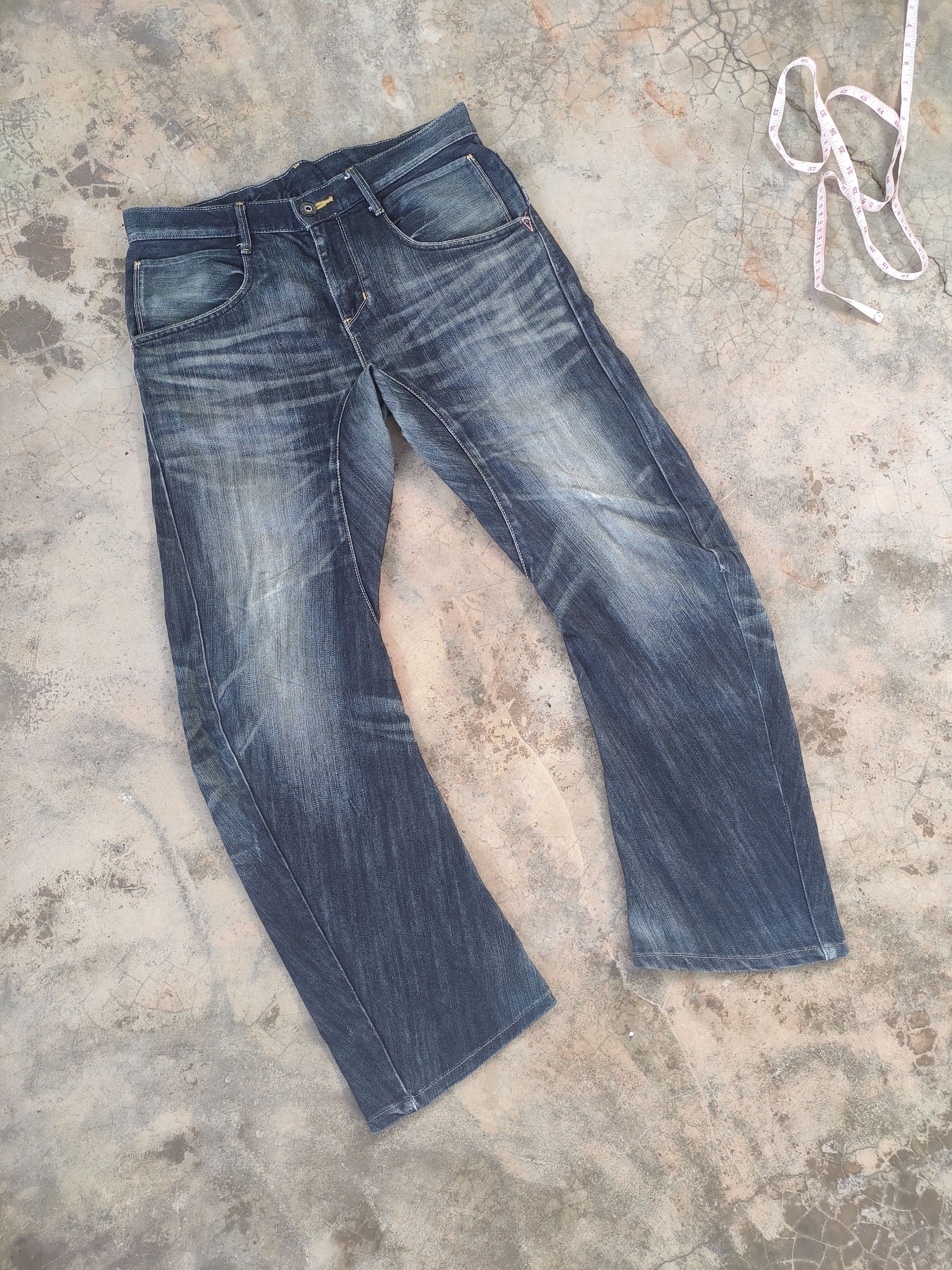 Edwin W32 VINTAGE EDWIN FADED DISTRESSED JEAN DENIM PANTS Size US 32 / EU 48 - 3 Thumbnail