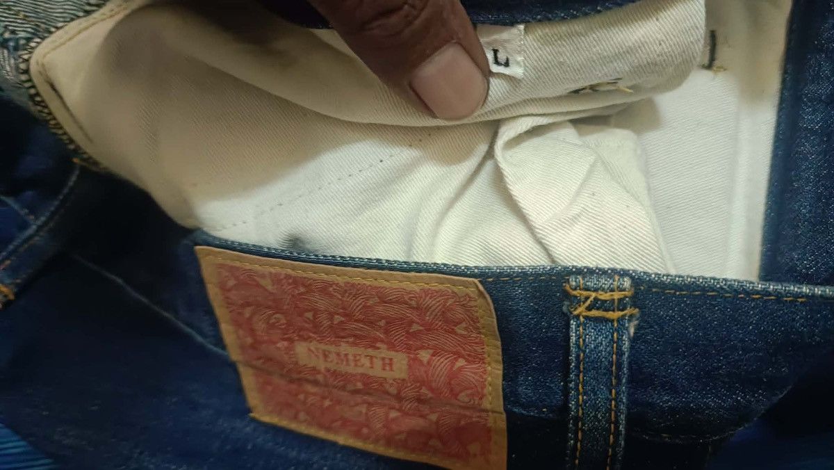Christopher Nemeth Vintage 90s christopher nemeth patchwork denim very rare Size US 34 / EU 50 - 8 Thumbnail