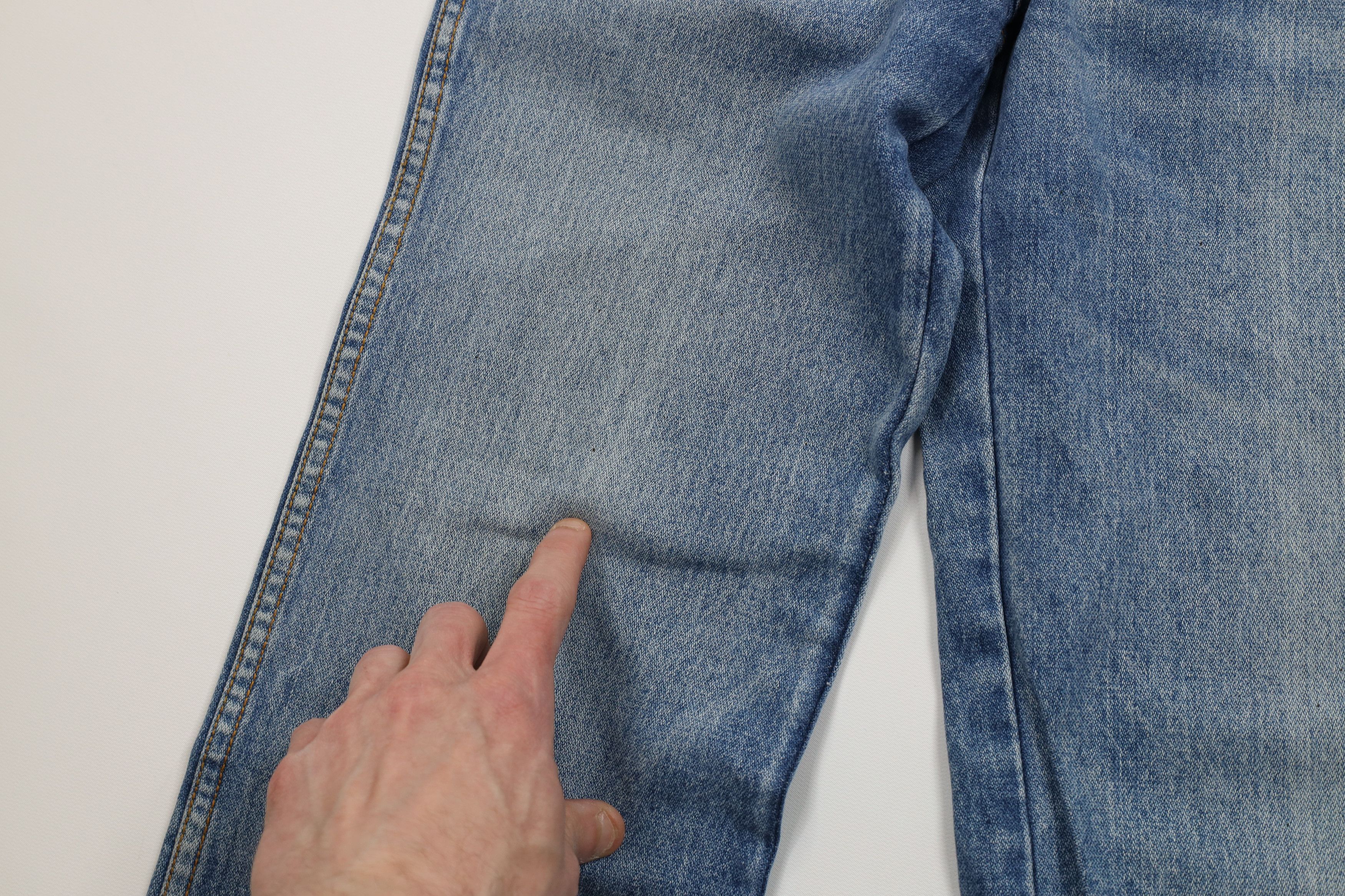 Vintage Vintage 90s Streetwear Faded Flared Denim Jeans Blue Cotton Size 28" / US 6 / IT 42 - 8 Thumbnail