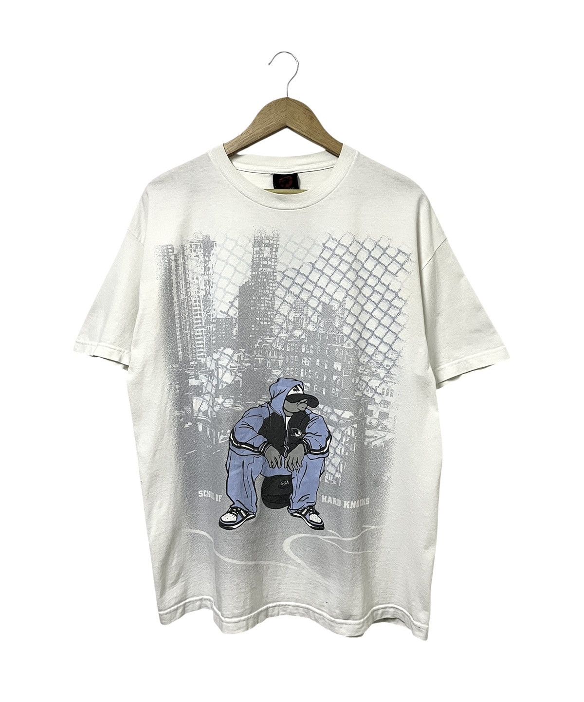 JNCO × Vintage VINTAGE Y2K SOHK SCHOOL OF HARD KNOCKS HIP HOP RAP TSHIRT Size US XL / EU 56 / 4 - 1 Thumbnail