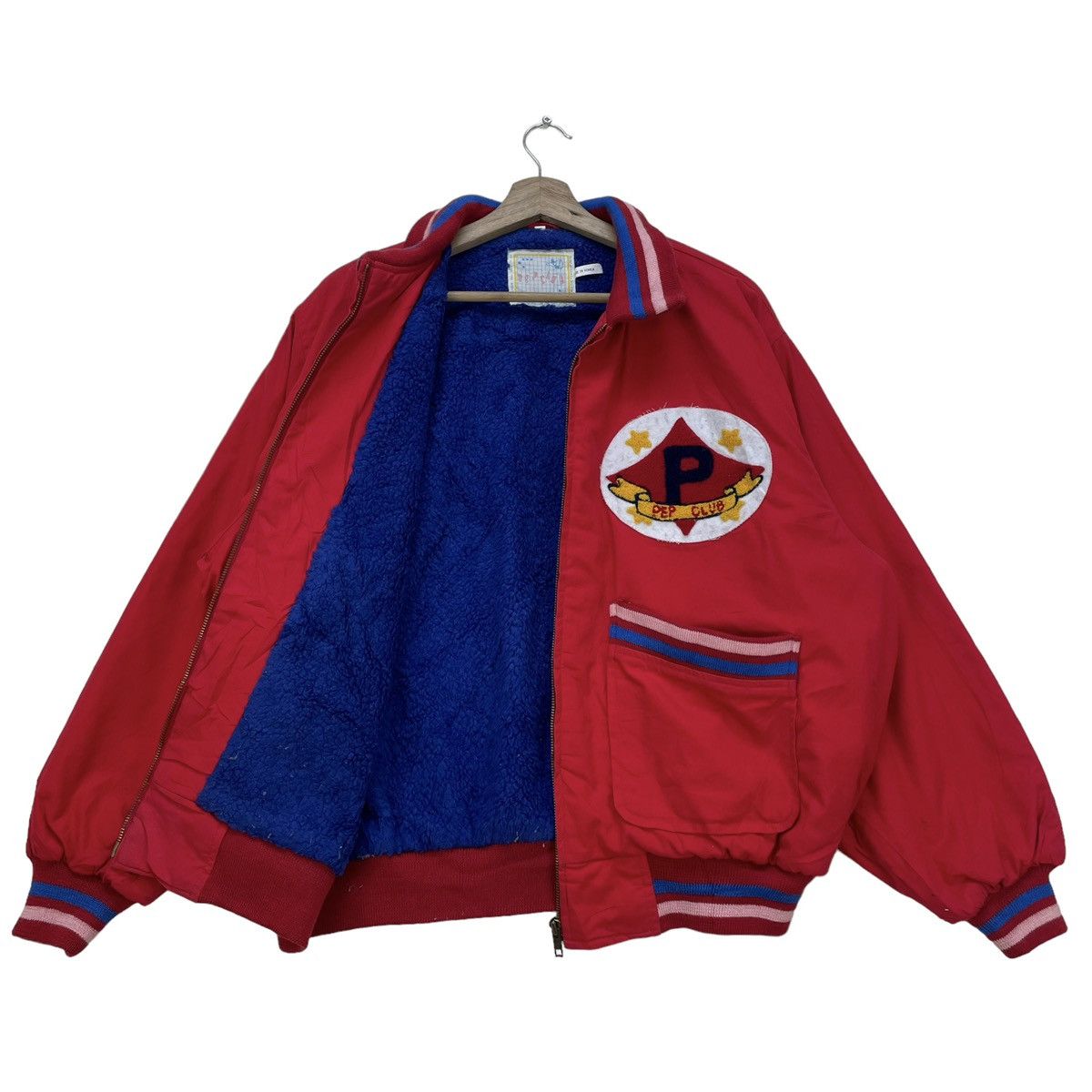 Lightning Bolt Vintage Lightning Bolt Bomber Sherpa Lining Jacket Size US XL / EU 56 / 4 - 3 Thumbnail
