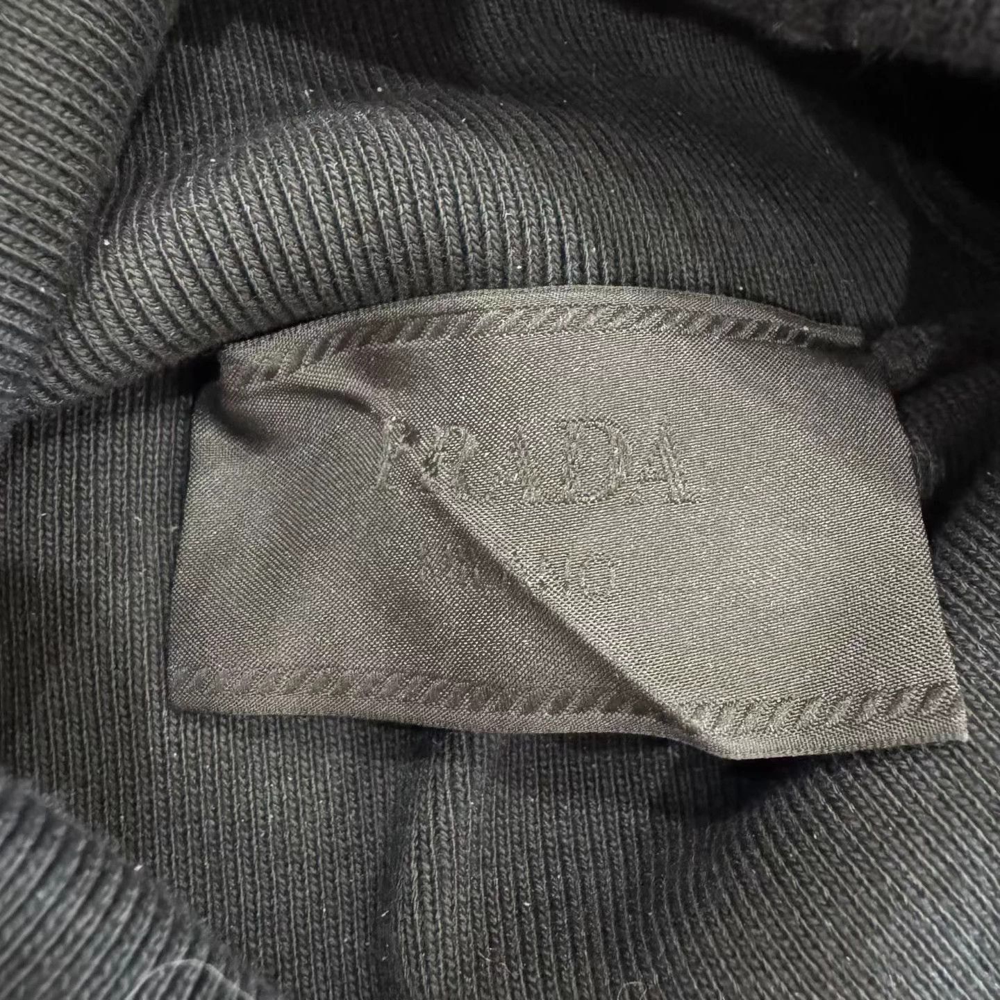 Prada PRADA black logo turtleneck sweatshirt size S Size US S / EU 44-46 / 1 - 2 Thumbnail