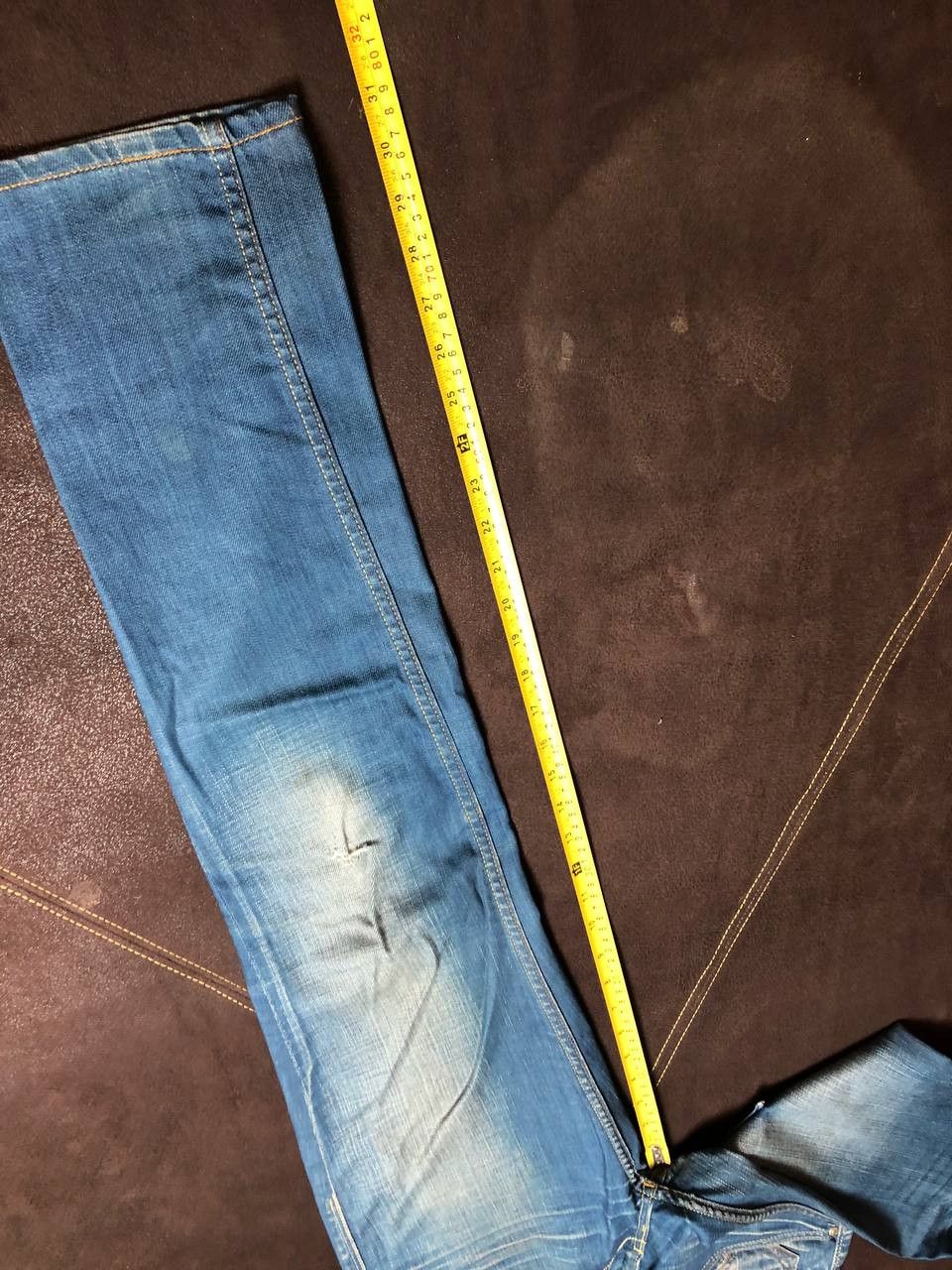 Levi's Levi's 519 Jeans Mens Straight Button Fly Blue Denim Size US 30 / EU 46 - 5 Thumbnail