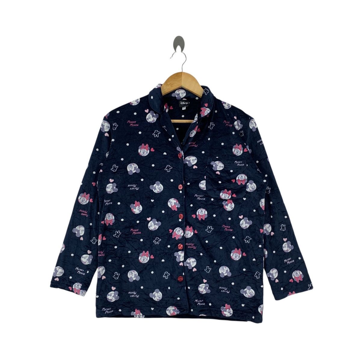 Disney DISNEY MICKEY MOUSE Minnie All Over Print Fleece Jacket Size M / US 6-8 / IT 42-44 - 3 Thumbnail