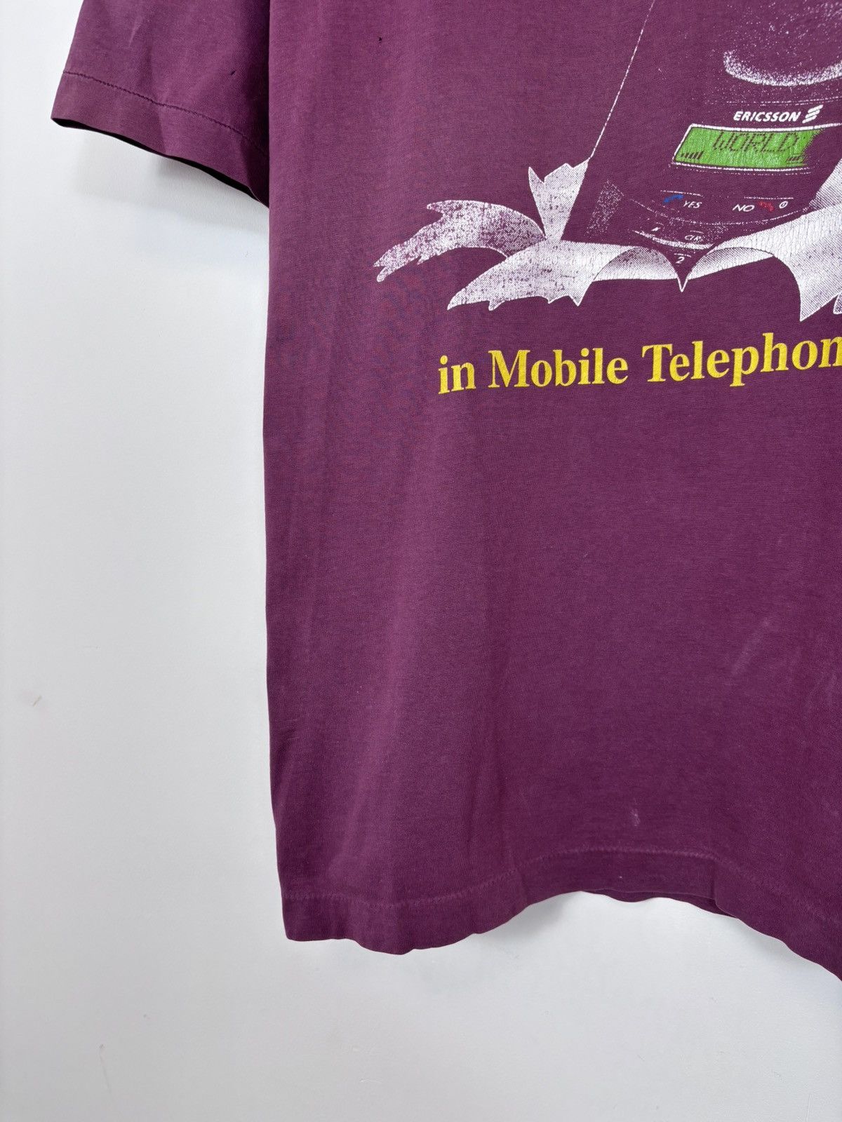 Other Vintage 1990s Ericsson Global Leader Hype Single Stitch Tee Size US L / EU 52-54 / 3 - 6 Thumbnail
